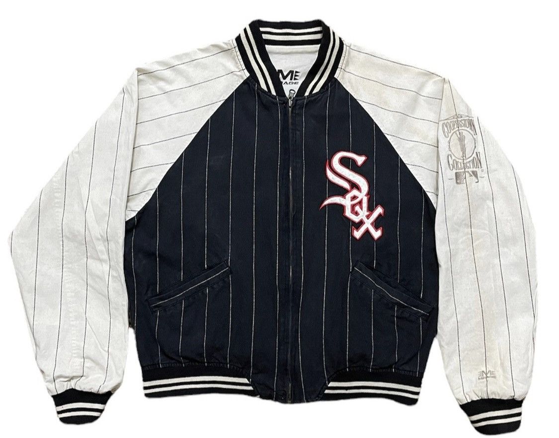 MLB 1991 Reversible Chicago White Sox Cooperstown Bomber Jacket Size US L / EU 52-54 / 3 - 1 Thumbnail