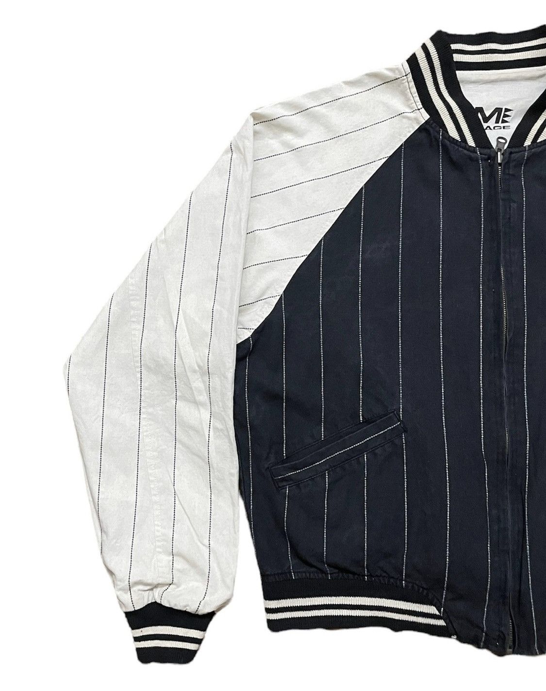 MLB 1991 Reversible Chicago White Sox Cooperstown Bomber Jacket Size US L / EU 52-54 / 3 - 6 Thumbnail