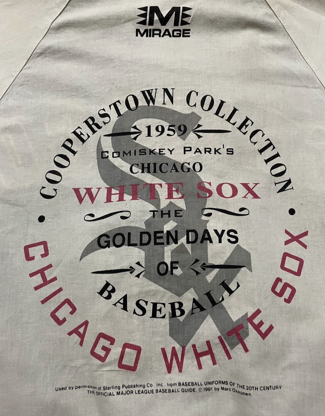 MLB 1991 Reversible Chicago White Sox Cooperstown Bomber Jacket Size US L / EU 52-54 / 3 - 18 Thumbnail