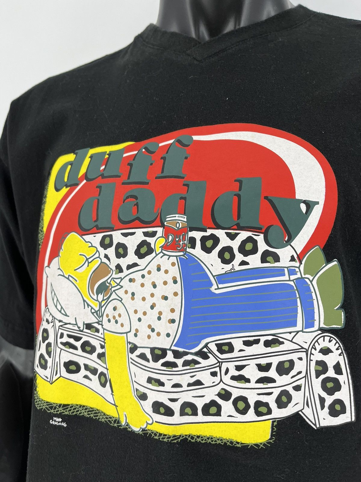 The Simpsons × Vintage Vintage Y2K The Simpsons Duff Daddy Graphic T-Shirt Size US L / EU 52-54 / 3 - 7 Thumbnail