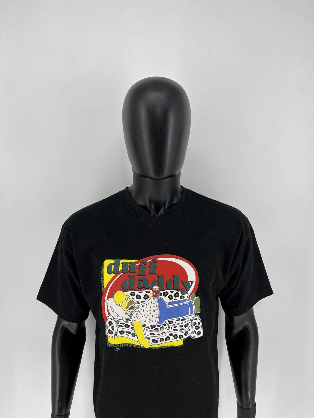 The Simpsons × Vintage Vintage Y2K The Simpsons Duff Daddy Graphic T-Shirt Size US L / EU 52-54 / 3 - 5 Thumbnail