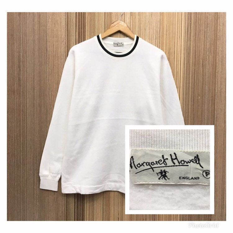 Designer × Margaret Howell Margaret Howell Crewneck Plain Sweatshirt Size US M / EU 48-50 / 2 - 2 Thumbnail
