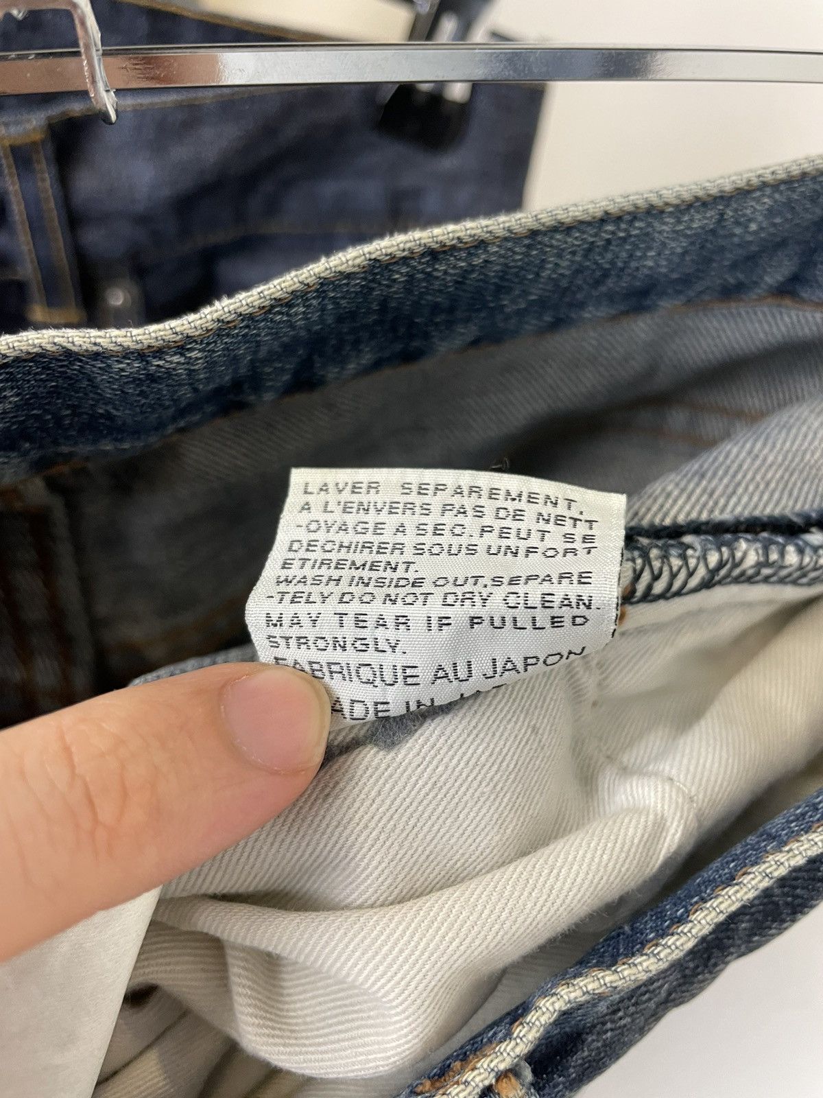Dior × Hedi Slimane Dior painter faded dark stained denim jeans pants slim rare Size US 29 - 10 Thumbnail