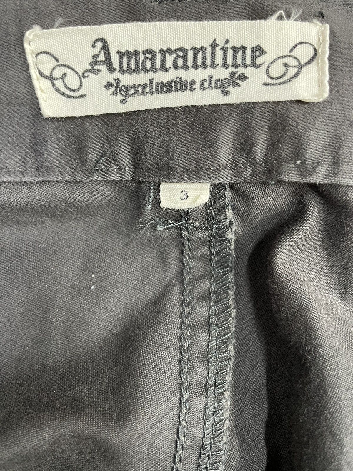 GOSTAR DE FUGA × Le Grande Bleu (L.G.B.) × Tete Homme Amaranline Japan Rivet Gun Pocket Pants With Leather Belt Size US 32 / EU 48 - 9 Thumbnail
