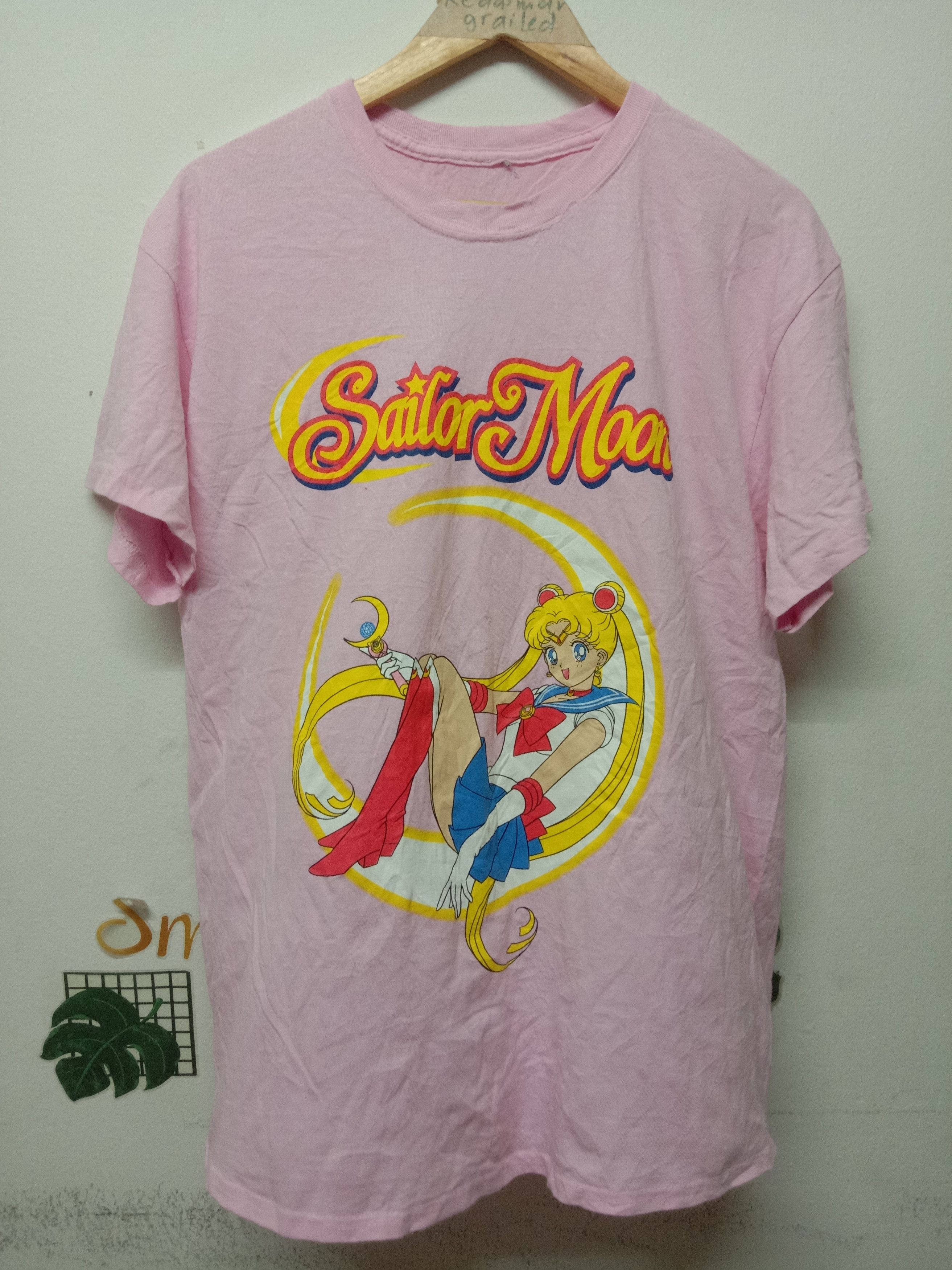 Anime × Vintage Vintage Sailor Moon Pink Tee Size US L / EU 52-54 / 3 - 1 Thumbnail