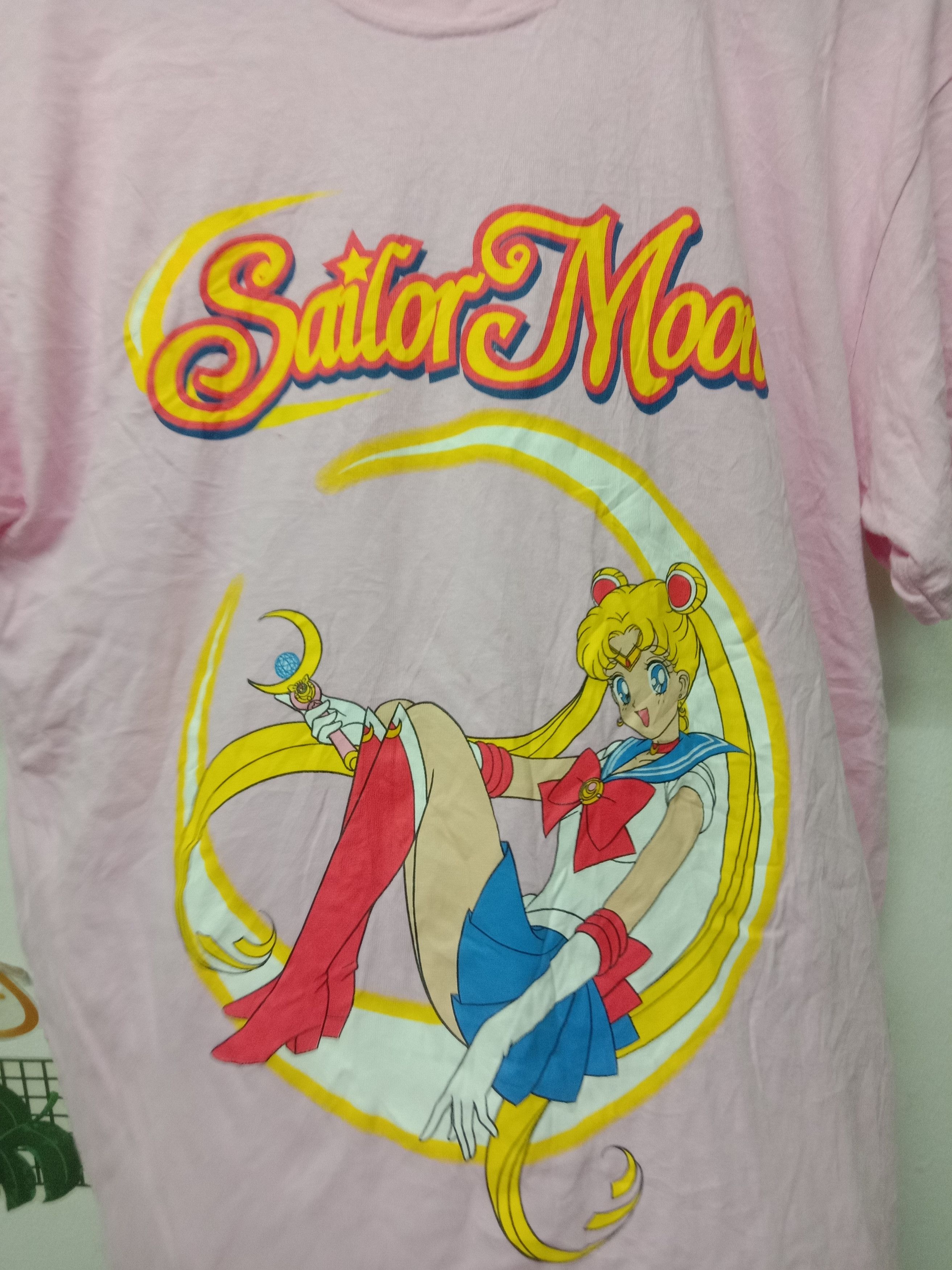 Anime × Vintage Vintage Sailor Moon Pink Tee Size US L / EU 52-54 / 3 - 4 Thumbnail