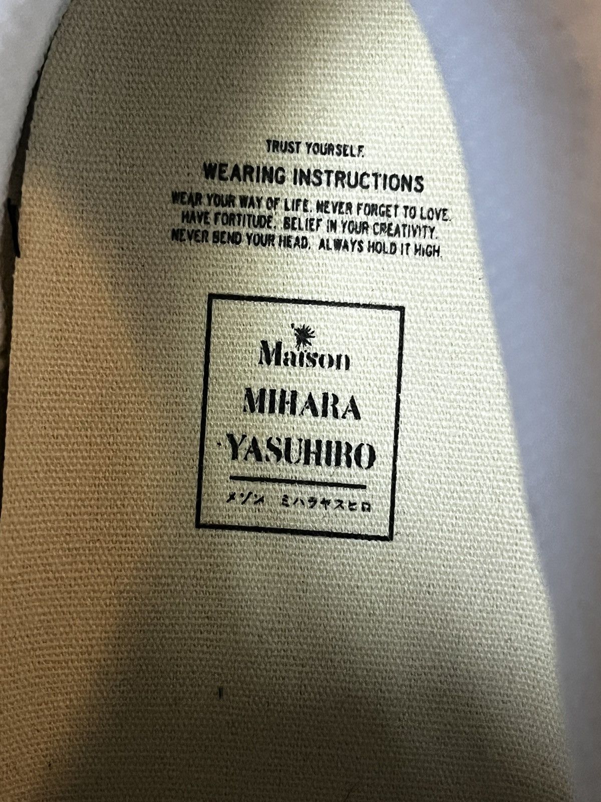 Maison MIHARA YASUHIRO Mihara Yasuhiro OG Sole Overhanging Canvas Size US 10 / EU 43 - 12 Thumbnail