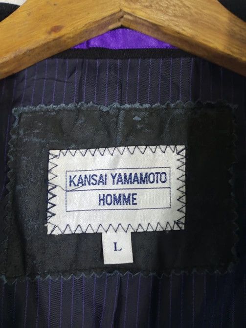 Kansai Yamamoto RARE VINTAGE KANSAI YAMAMOTO HOMME BLACK BLAZER Size US L / EU 52-54 / 3 - 7 Thumbnail