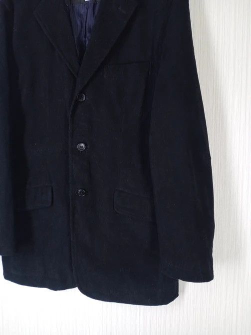 Kansai Yamamoto RARE VINTAGE KANSAI YAMAMOTO HOMME BLACK BLAZER Size US L / EU 52-54 / 3 - 6 Thumbnail