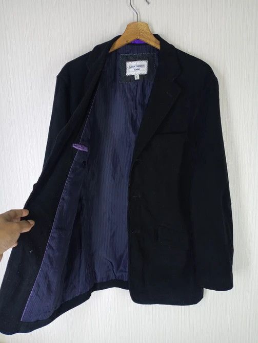 Kansai Yamamoto RARE VINTAGE KANSAI YAMAMOTO HOMME BLACK BLAZER Size US L / EU 52-54 / 3 - 3 Thumbnail