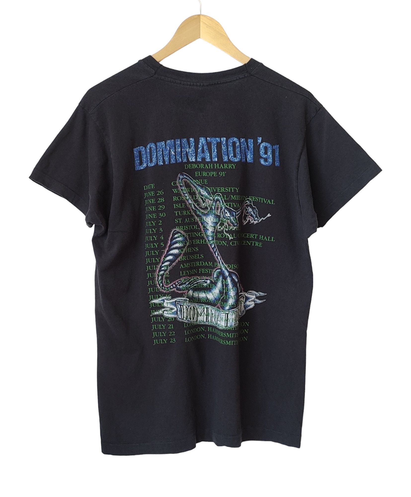 Band Tees 1991 Vintage Deborah Debbie Harry Blondie Domination Tshirt Size US L / EU 52-54 / 3 - 2 Thumbnail