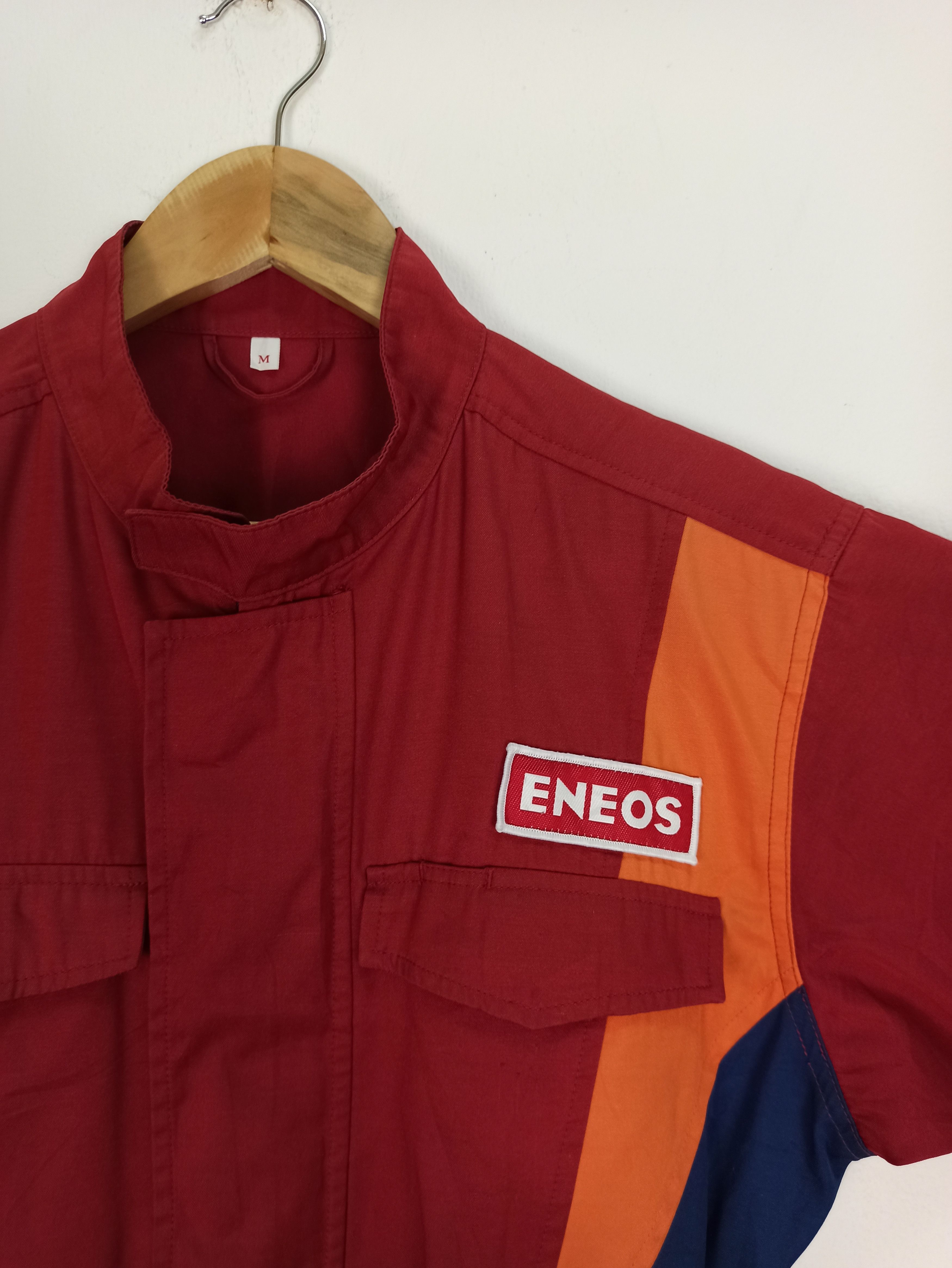 Japanese Brand 🔥Rare🔥 Eneos Jumpsuit Workers Intial D Promo Movie Size US 33 - 6 Thumbnail