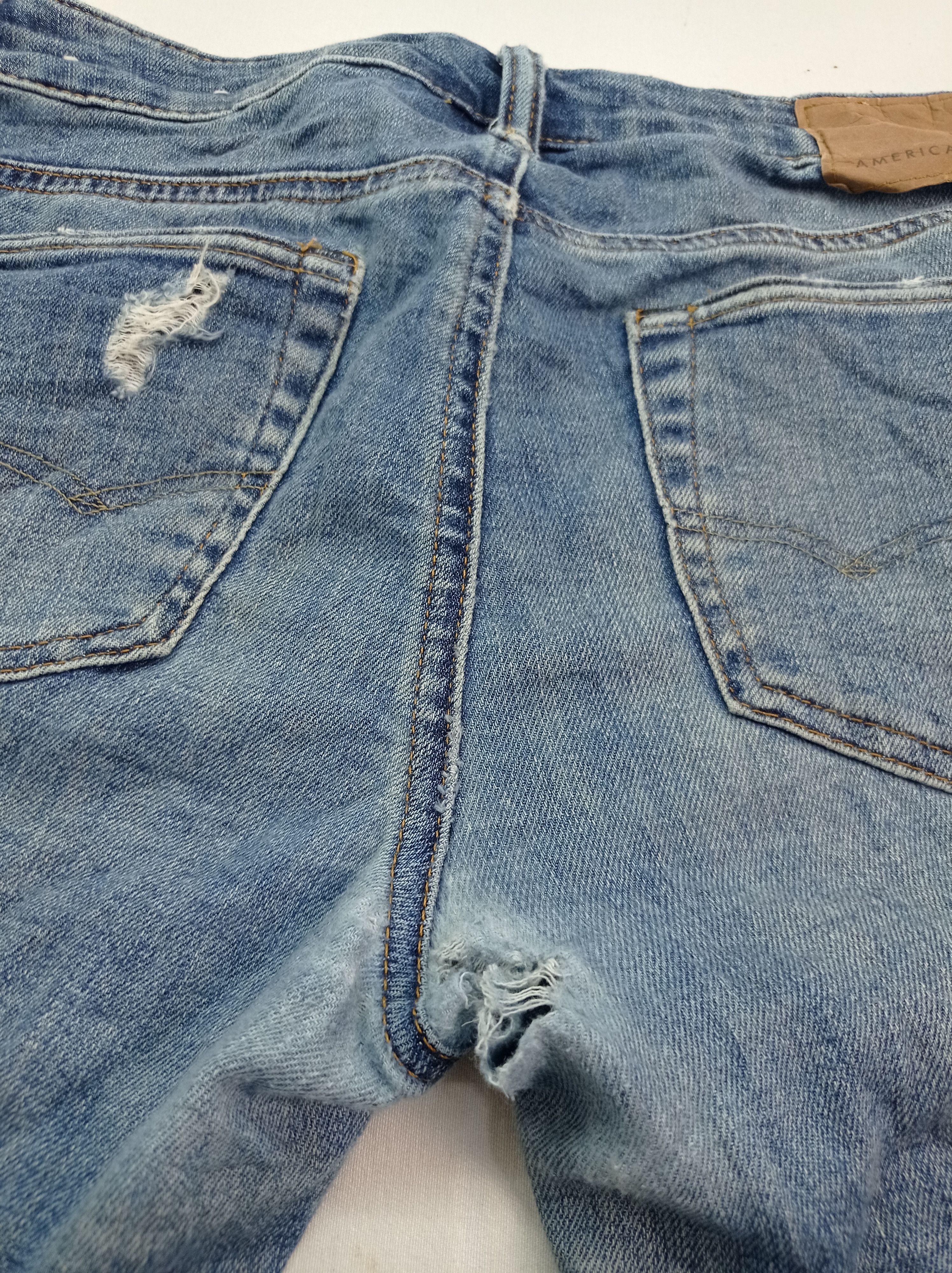 American Eagle Outfitters American Eagle Disstrested Denim Pants Size US 31 - 12 Thumbnail