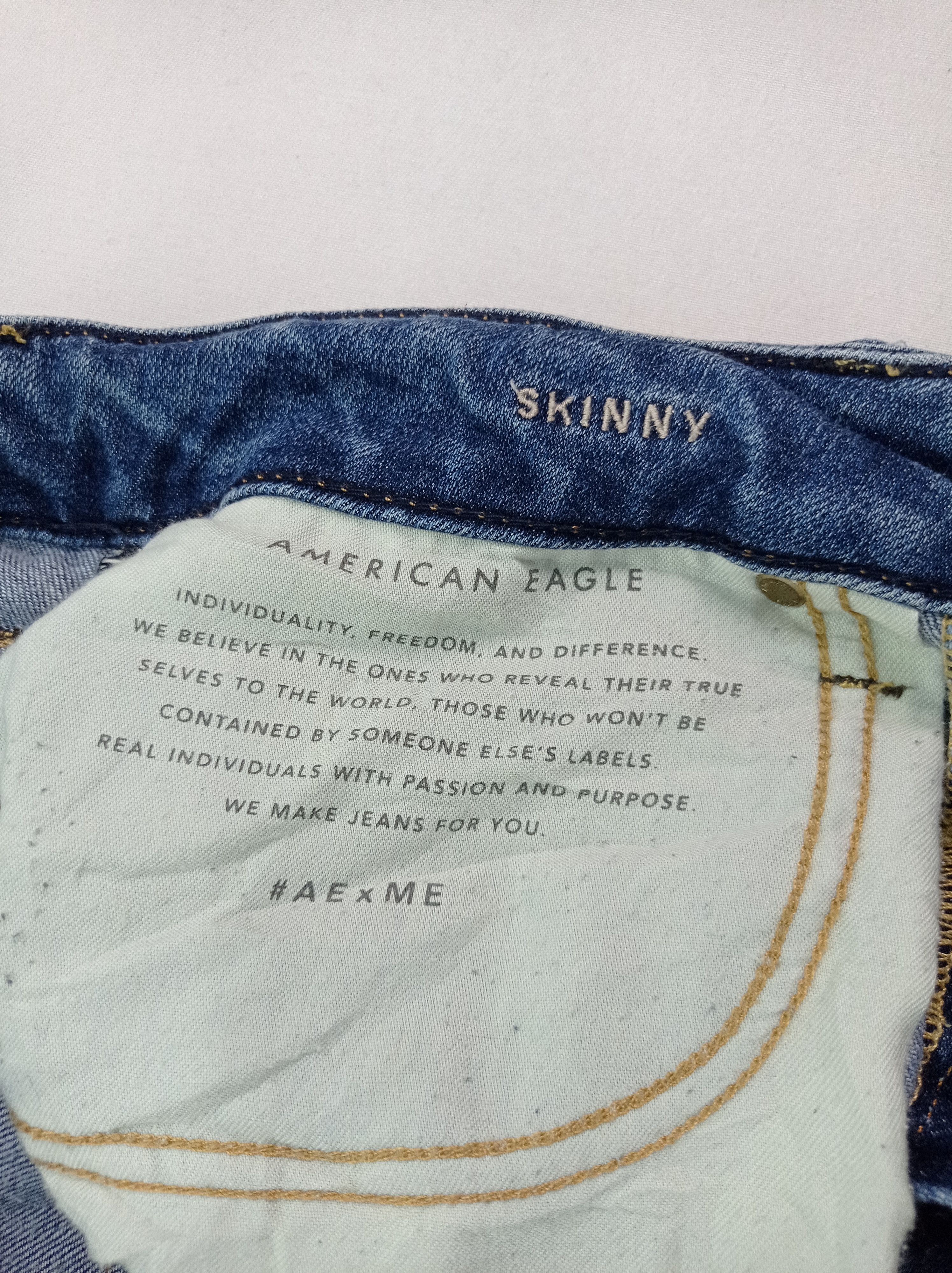 American Eagle Outfitters American Eagle Disstrested Denim Pants Size US 31 - 4 Thumbnail