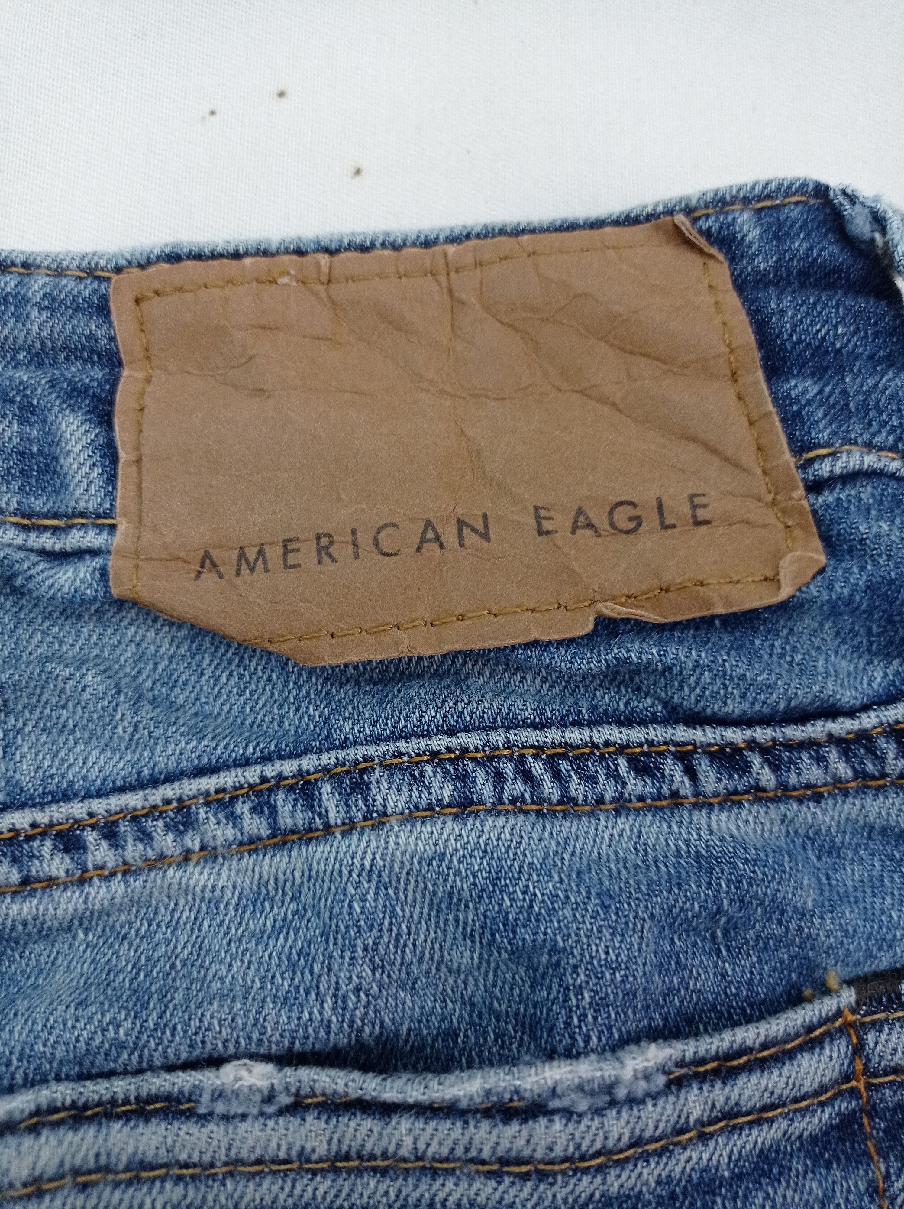 American Eagle Outfitters American Eagle Disstrested Denim Pants Size US 31 - 10 Thumbnail