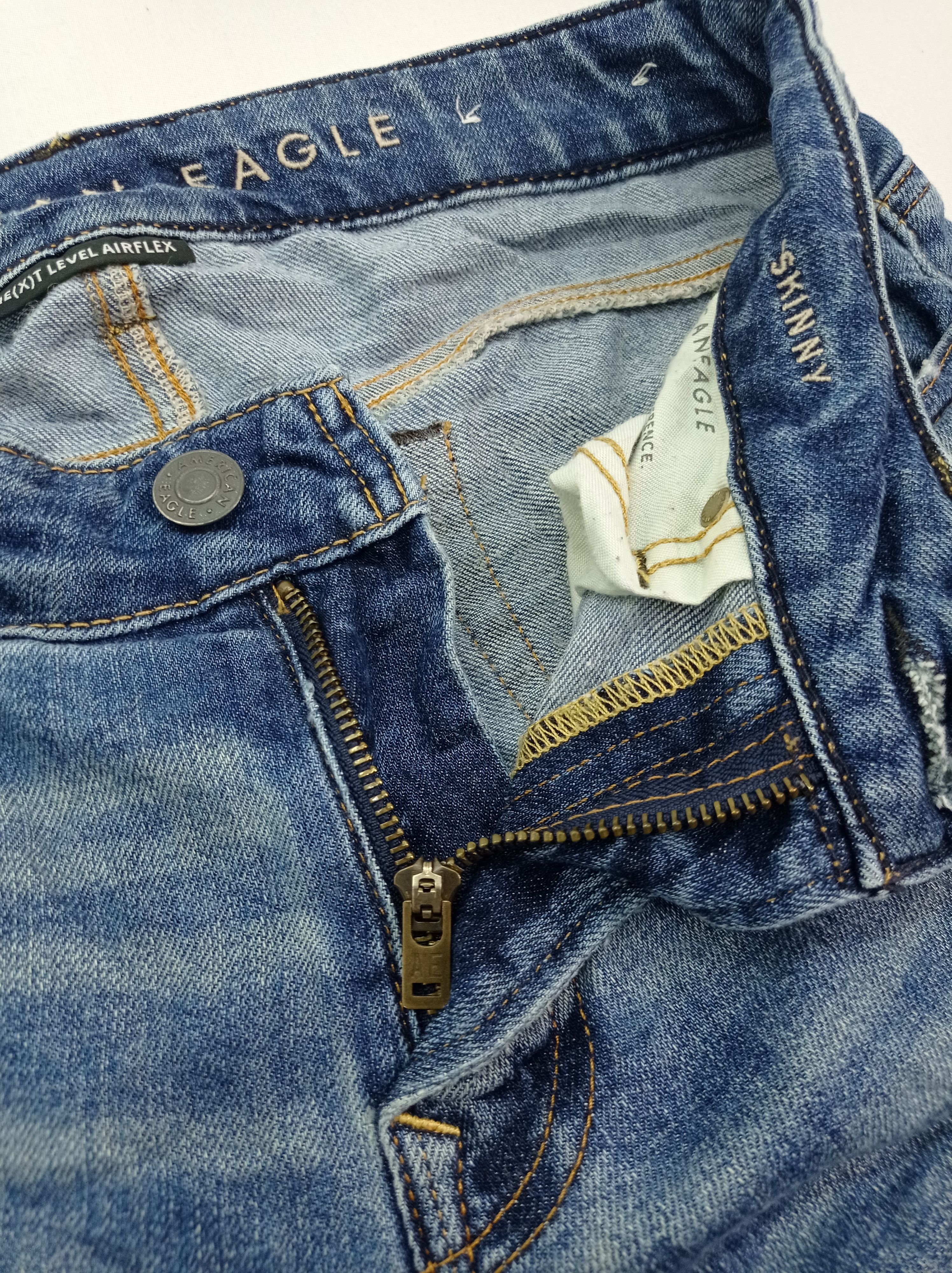 American Eagle Outfitters American Eagle Disstrested Denim Pants Size US 31 - 5 Thumbnail