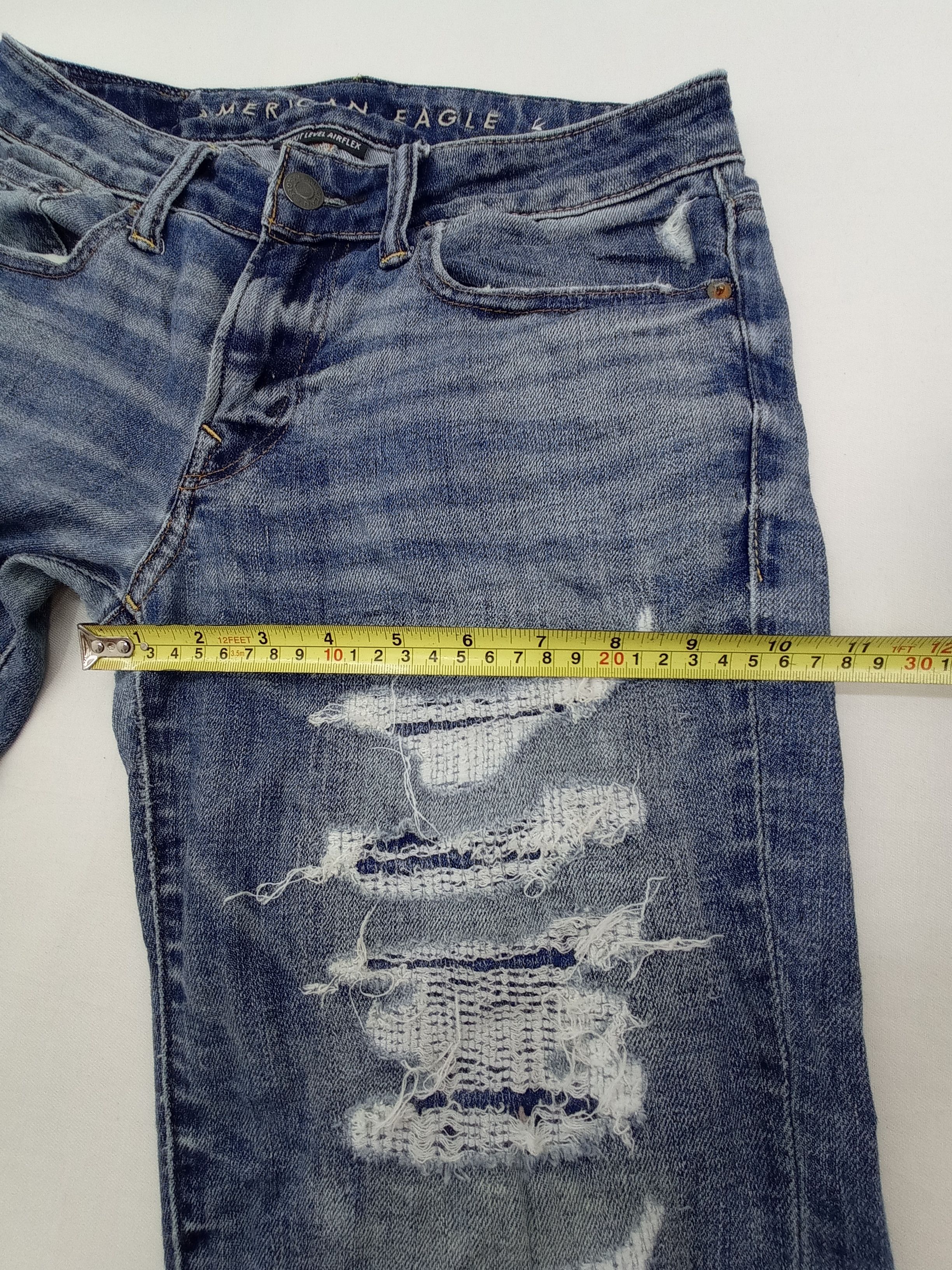 American Eagle Outfitters American Eagle Disstrested Denim Pants Size US 31 - 20 Thumbnail
