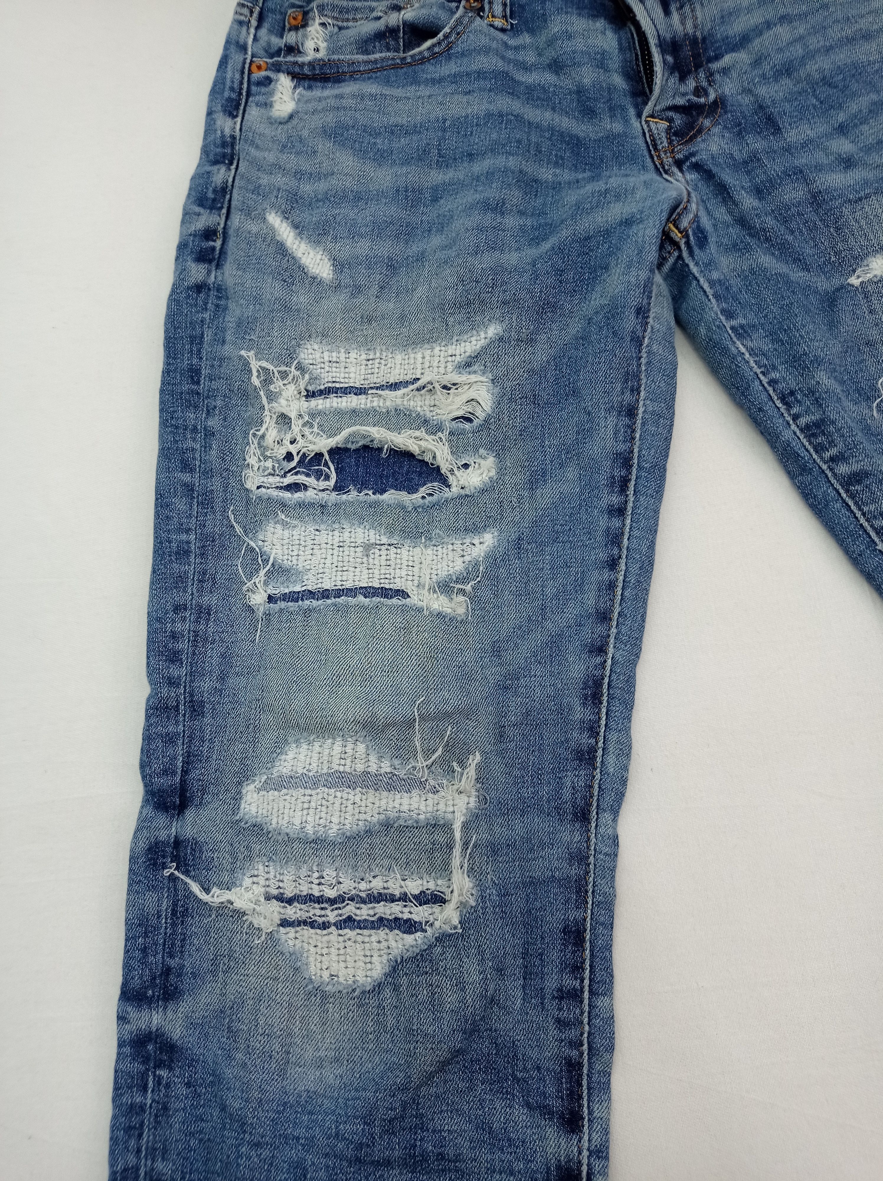 American Eagle Outfitters American Eagle Disstrested Denim Pants Size US 31 - 8 Thumbnail