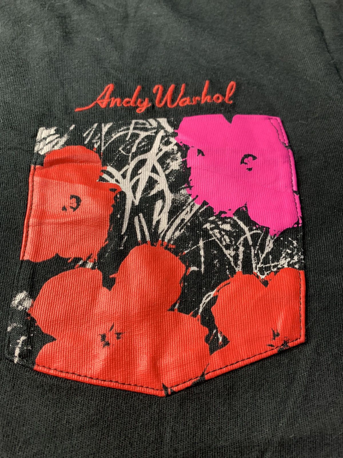 Andy Warhol Andy Warhol Sprzny Single Pocket Flower Tee Fits L XL Size XL / US 12-14 / IT 48-50 - 3 Thumbnail