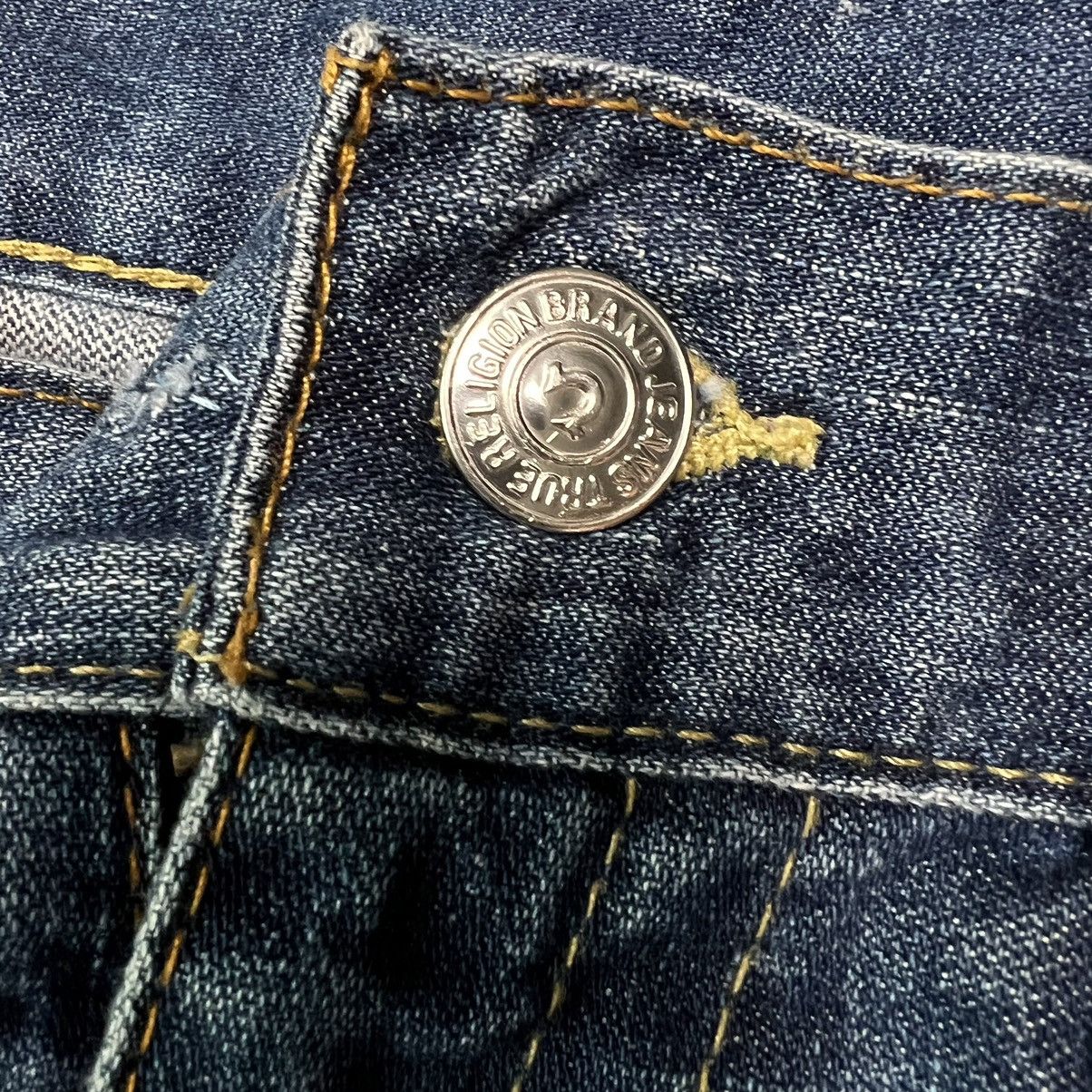 True Religion True Religion Jeans Mens 37x34 Blue Straight Leg Denim Pants Size US 37 - 3 Thumbnail