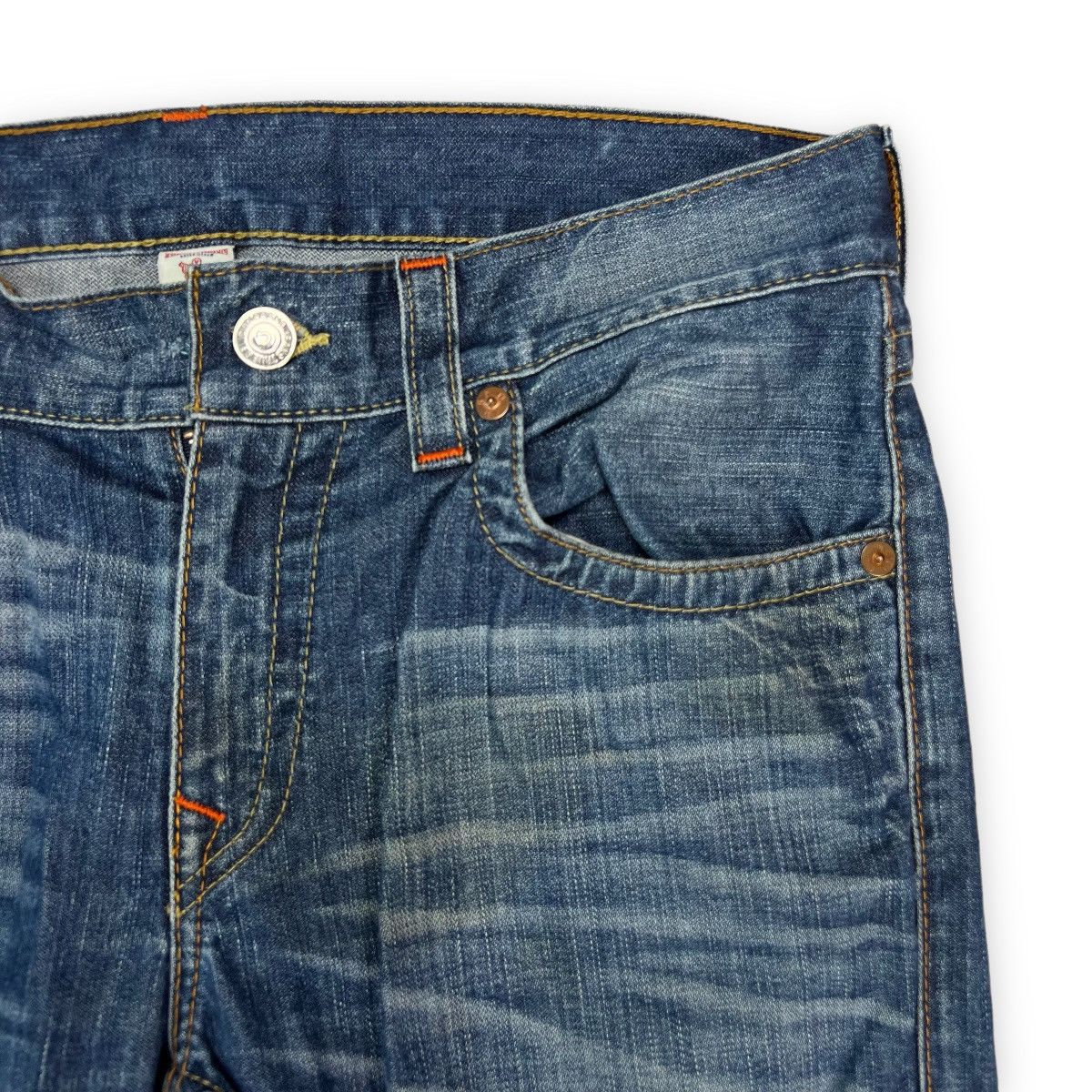True Religion True Religion Jeans Mens 37x34 Blue Straight Leg Denim Pants Size US 37 - 2 Thumbnail