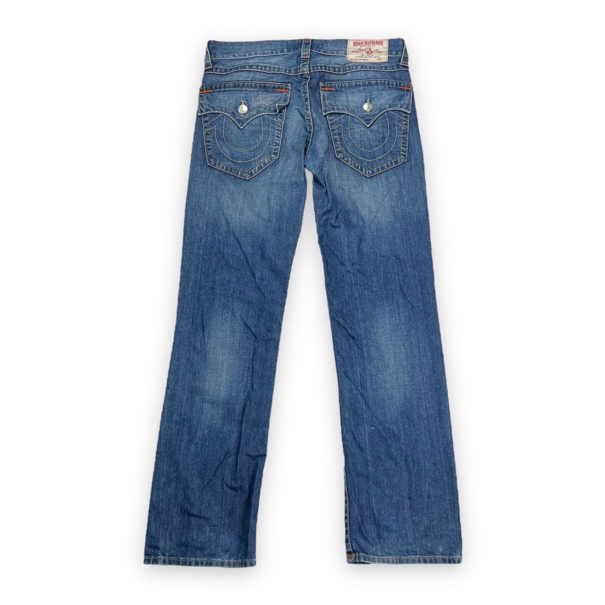 True Religion True Religion Jeans Mens 37x34 Blue Straight Leg Denim Pants Size US 37 - 4 Thumbnail