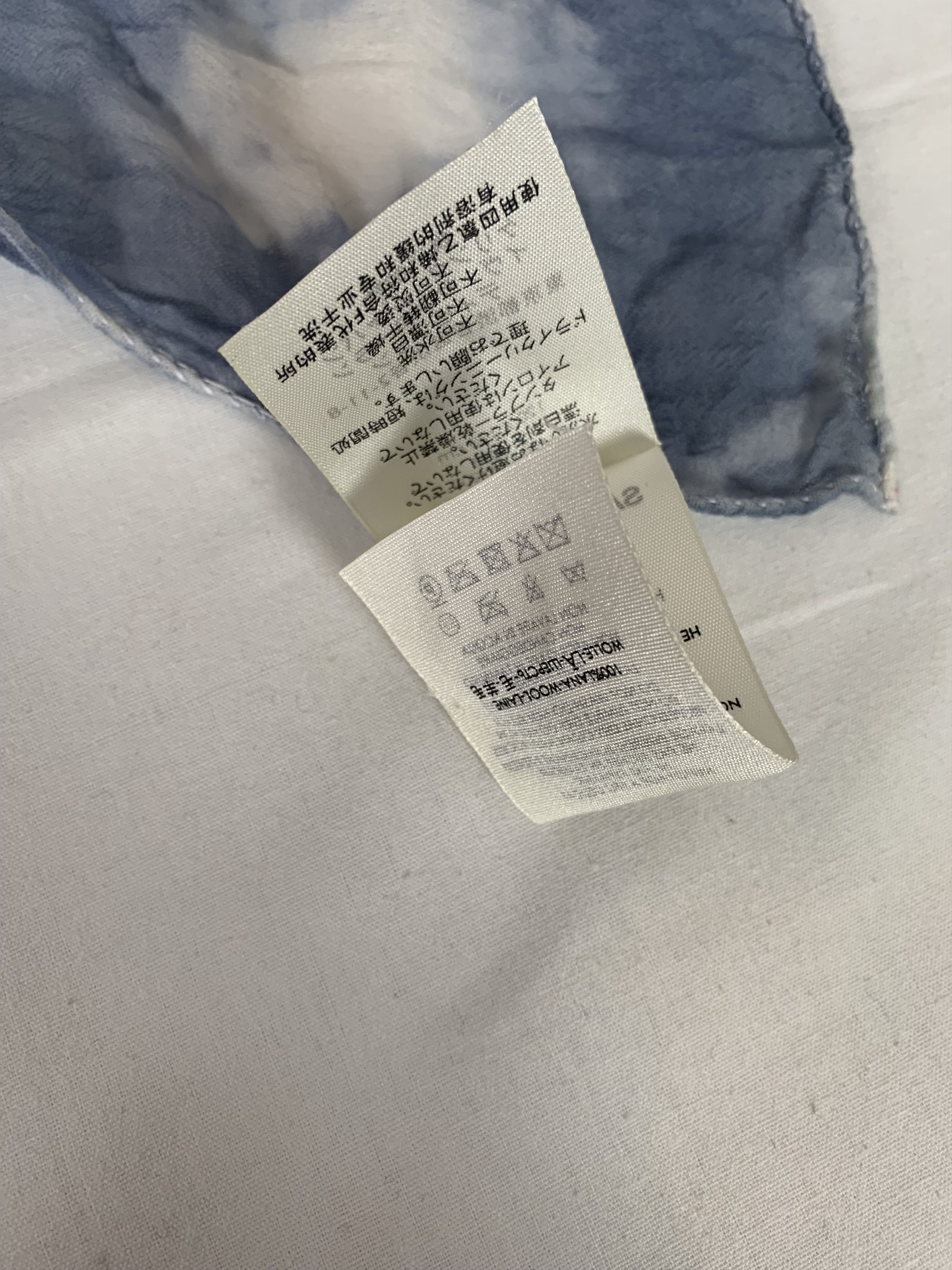 Saint Laurent Paris Pink & Blue Saint Laurent Scarf Size ONE SIZE - 9 Thumbnail