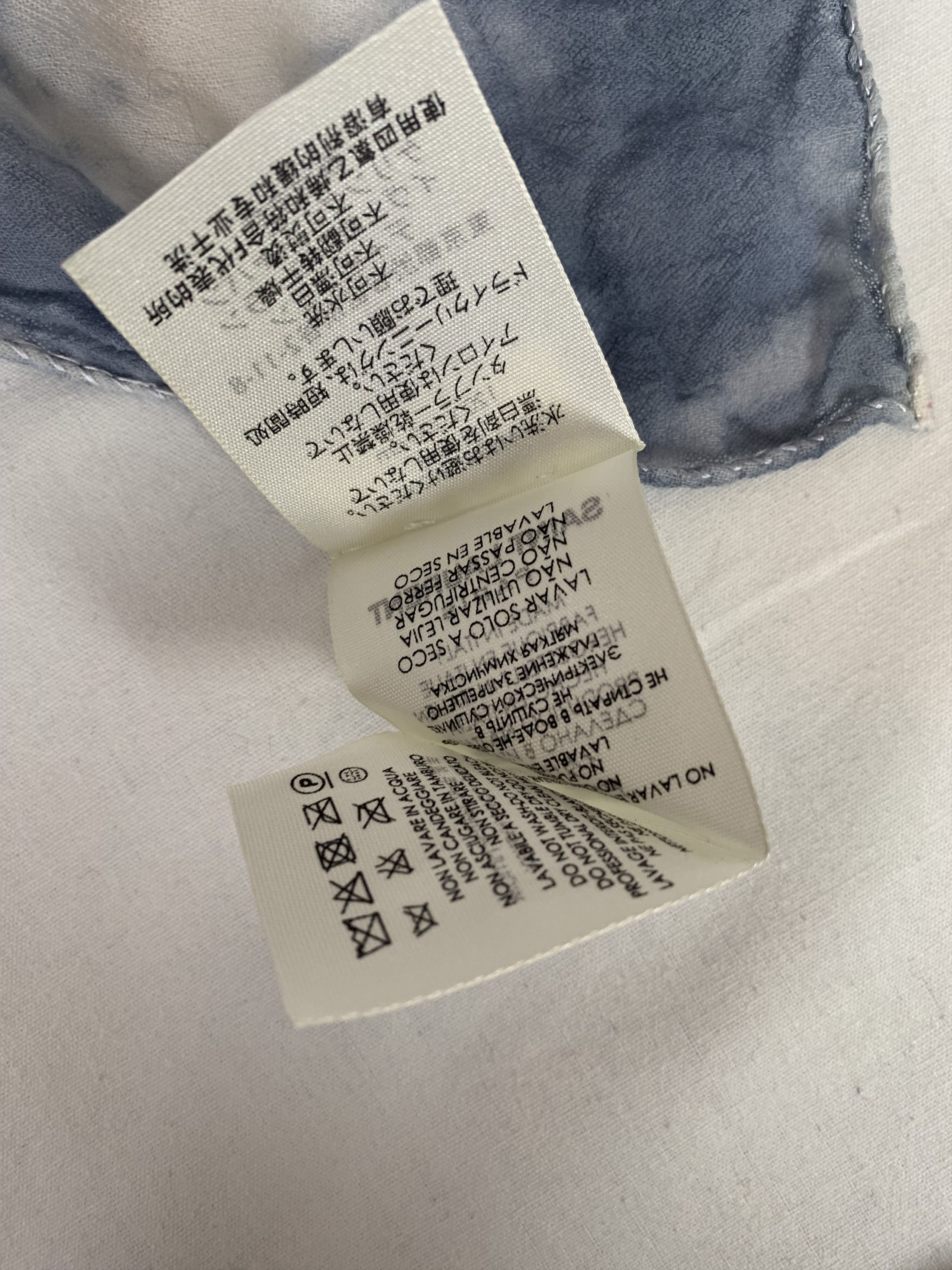 Saint Laurent Paris Pink & Blue Saint Laurent Scarf Size ONE SIZE - 11 Thumbnail