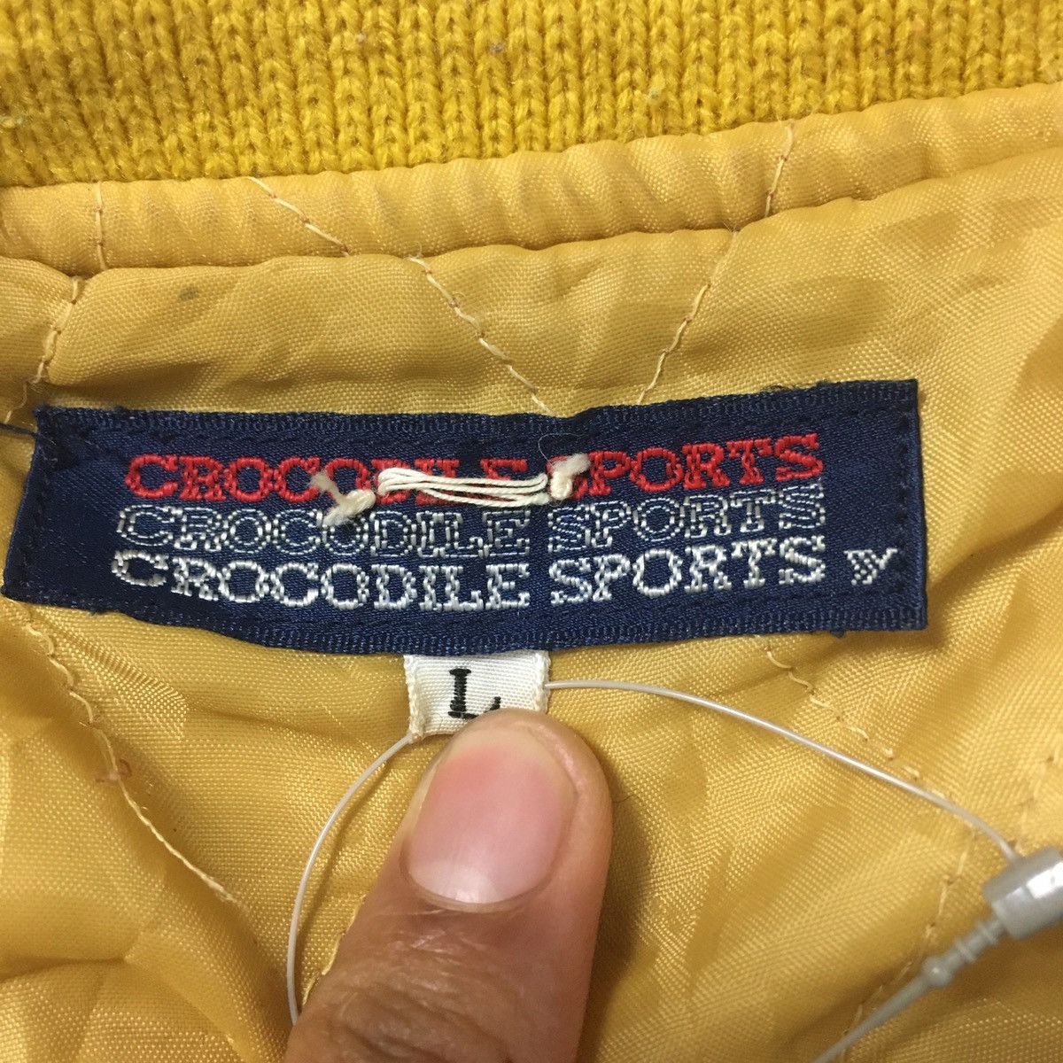 Crocs × Vintage Vintage Crocodile Sports Wool Varsity Button Up Size US M / EU 48-50 / 2 - 2 Thumbnail