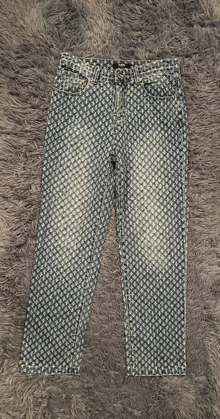 Japanese Brand × Vintage Vintage Y2K Japanese style distressed skater jeans mom fit Size US 32 / EU 48 - 4 Thumbnail