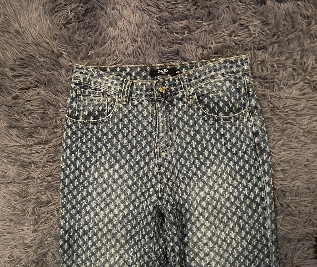 Japanese Brand × Vintage Vintage Y2K Japanese style distressed skater jeans mom fit Size US 32 / EU 48 - 5 Thumbnail