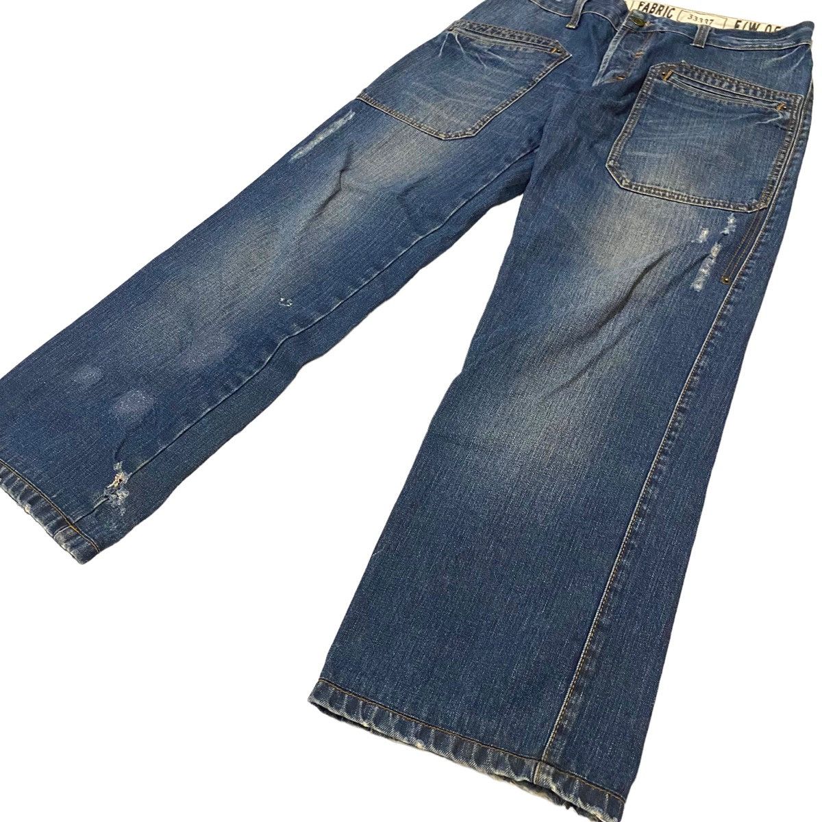 Dolce & Gabbana Rare Dolce and Gabbana Five Pocket Distressed Ripped Jeans Size US 34 / EU 50 - 3 Thumbnail