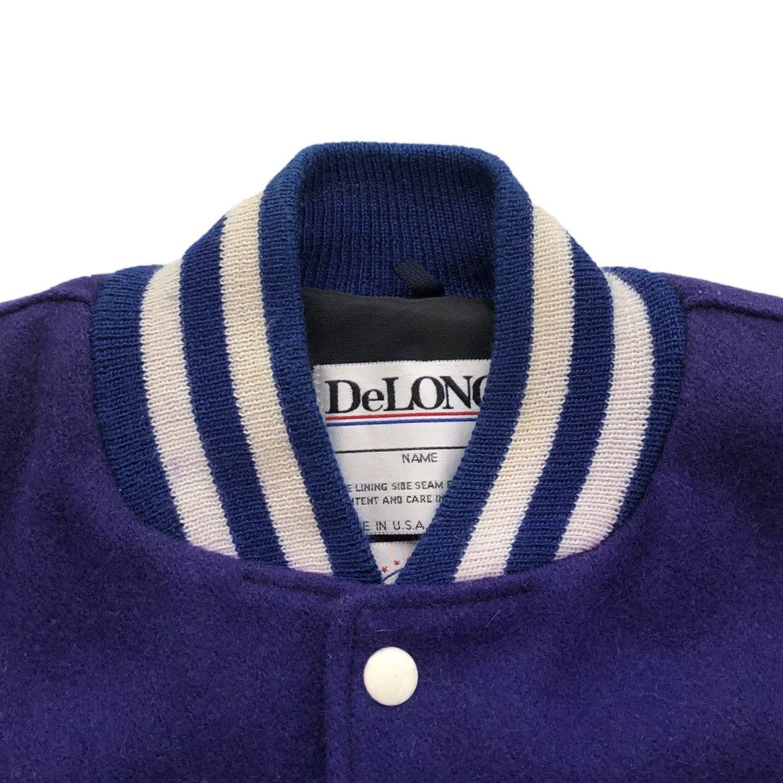 Delong VTG 90s MLB LA Dodgers Latterman Wool Leather Varsity Jacket Size US L / EU 52-54 / 3 - 7 Thumbnail