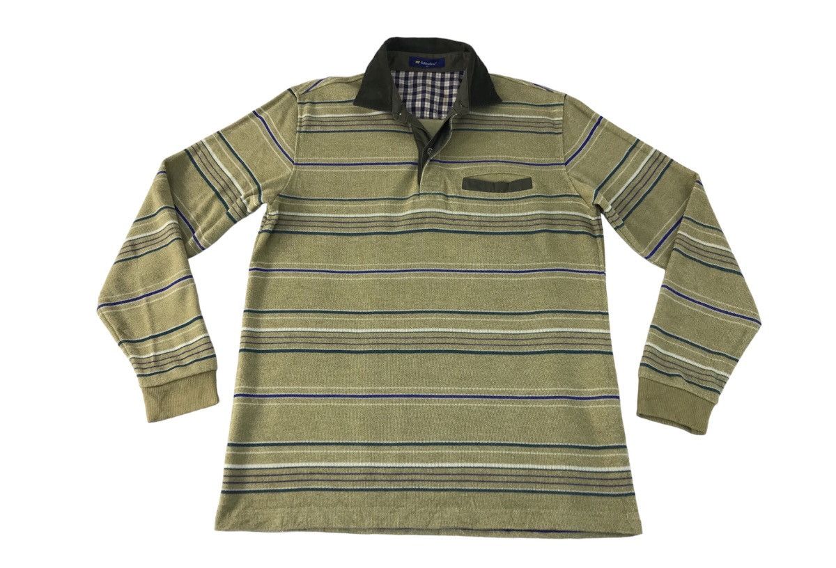 Golden Bear × Vintage Vintage GoldenBear Design Striped Singgle Pocket Style Size US M / EU 48-50 / 2 - 1 Thumbnail