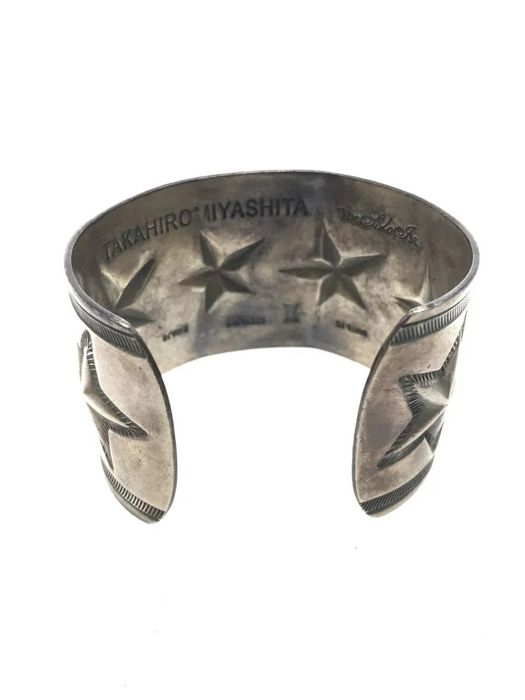 Takahiromiyashita The Soloist. Sterling Silver Six Star Bangle