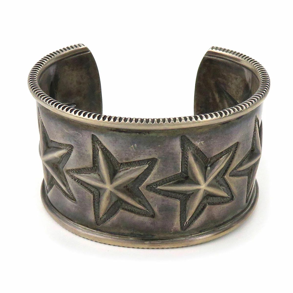 Takahiromiyashita The Soloist. Sterling Silver Six Star Bangle