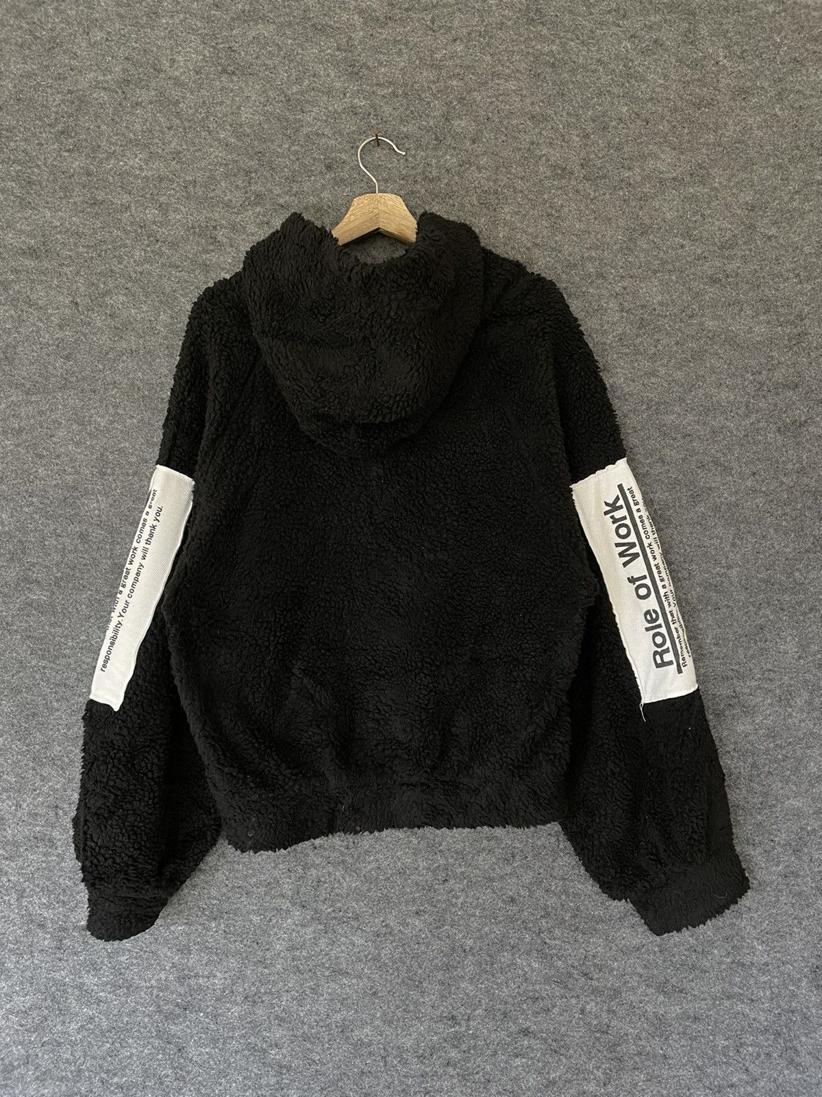 Japanese Brand SUREVE ROLE OF WORK FLEECE HOODIE Size US M / EU 48-50 / 2 - 3 Thumbnail