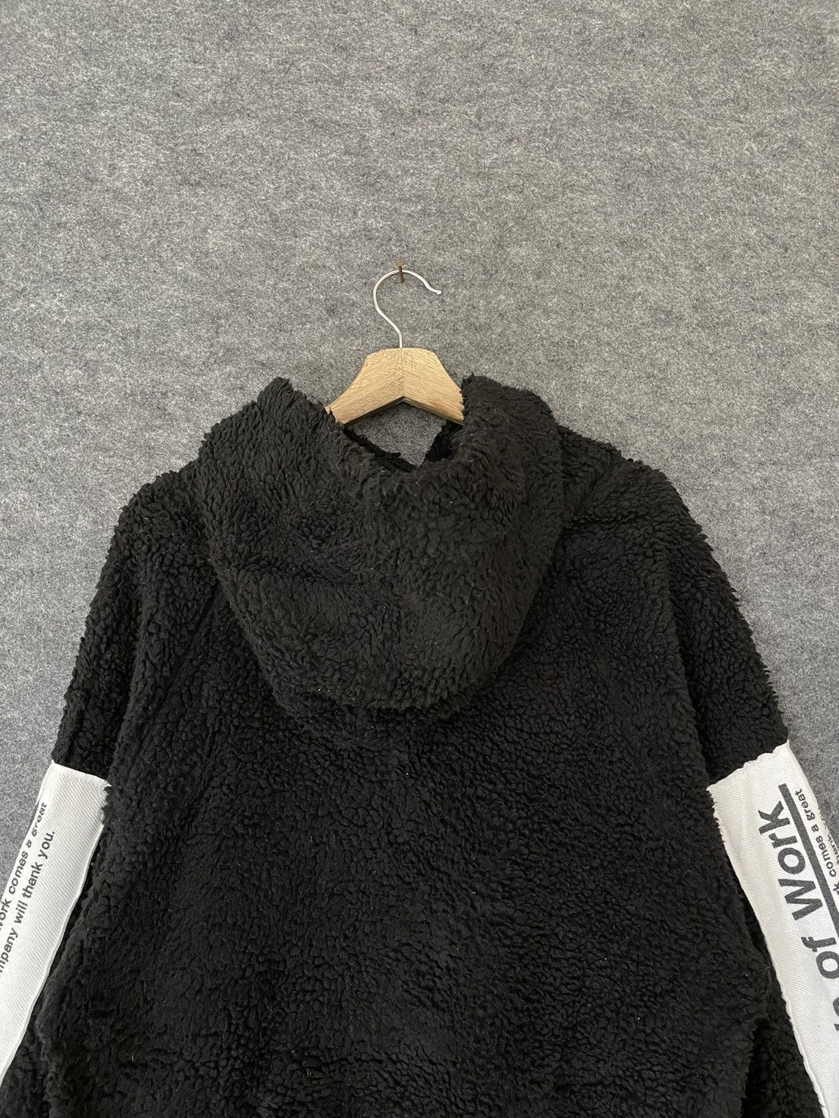 Japanese Brand SUREVE ROLE OF WORK FLEECE HOODIE Size US M / EU 48-50 / 2 - 4 Thumbnail