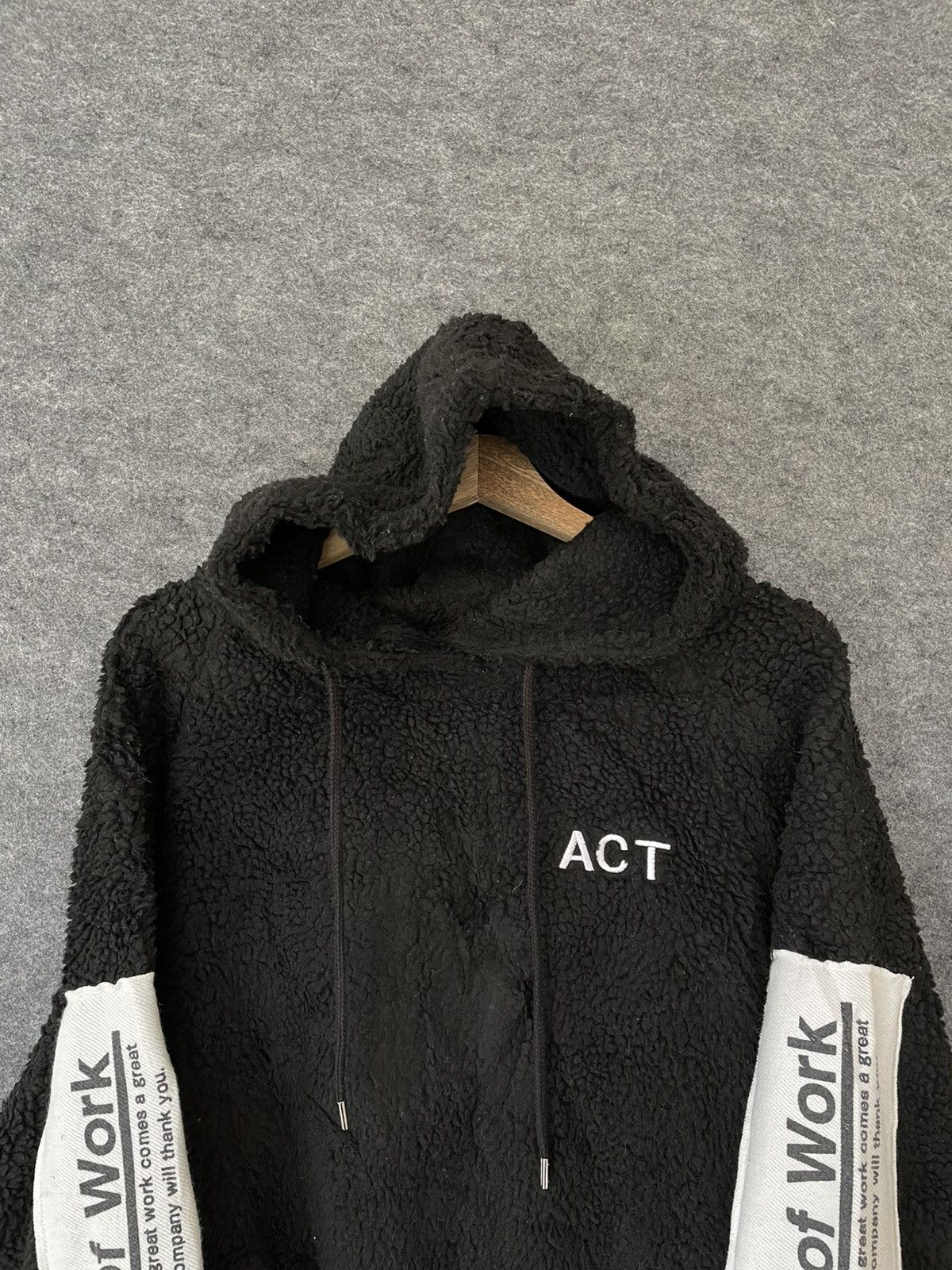 Japanese Brand SUREVE ROLE OF WORK FLEECE HOODIE Size US M / EU 48-50 / 2 - 2 Thumbnail