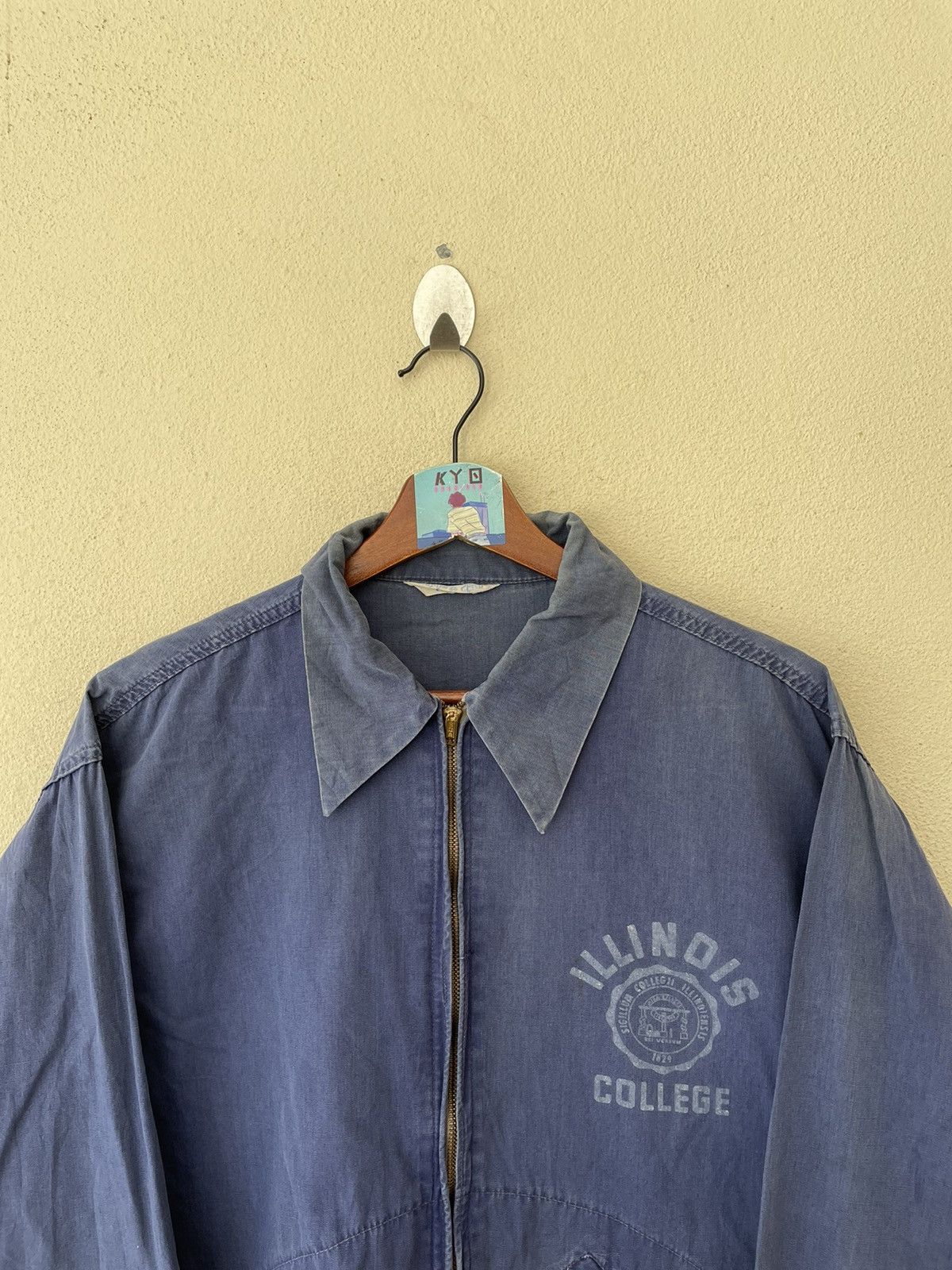 Velva Sheen × Vintage VINTAGE ILLINOIS COLLEGE JACKET Size US L / EU 52-54 / 3 - 2 Thumbnail