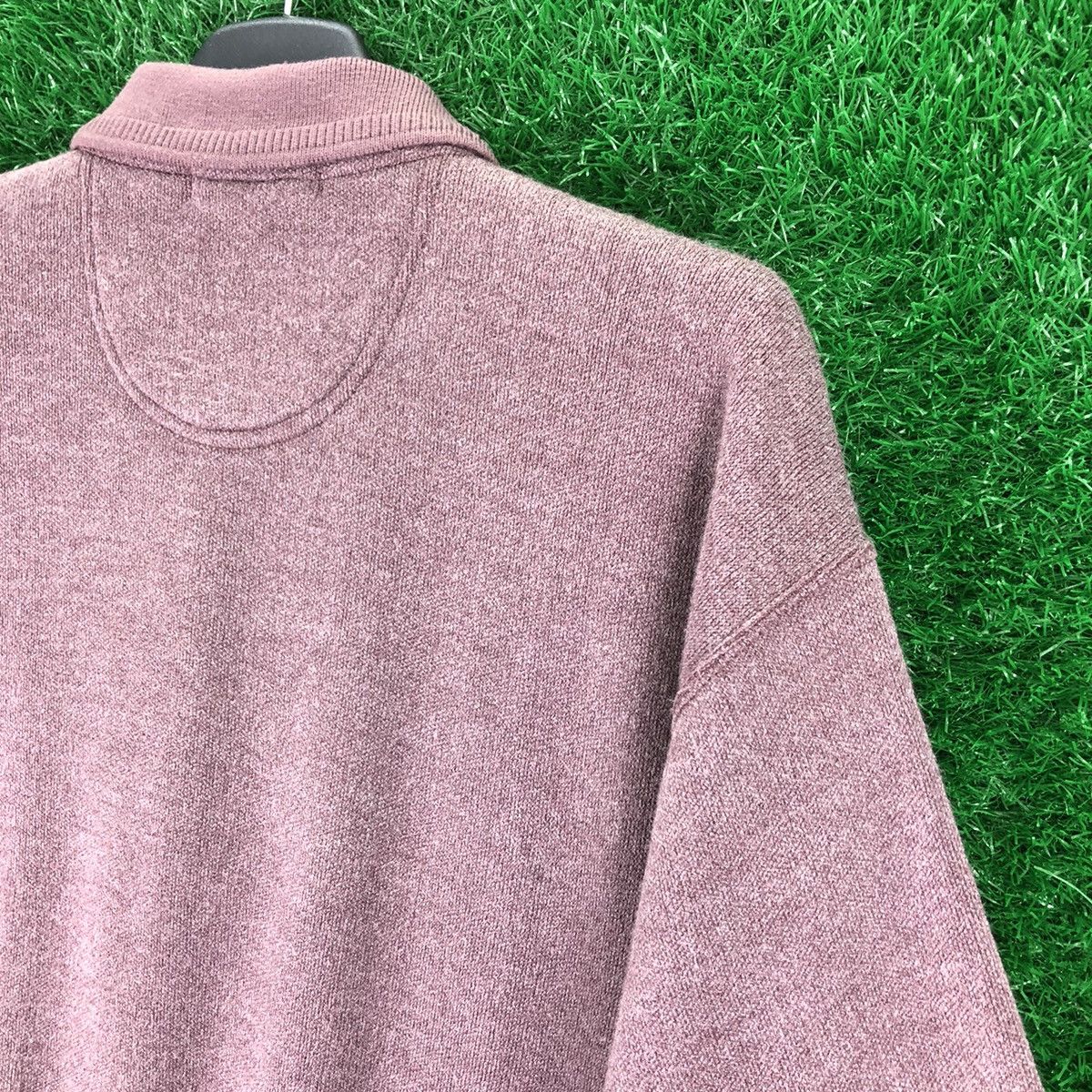 Japanese Brand Vintage 80's Knit Polo Shirts Coloured by Destinare Uomo Size US L / EU 52-54 / 3 - 5 Thumbnail