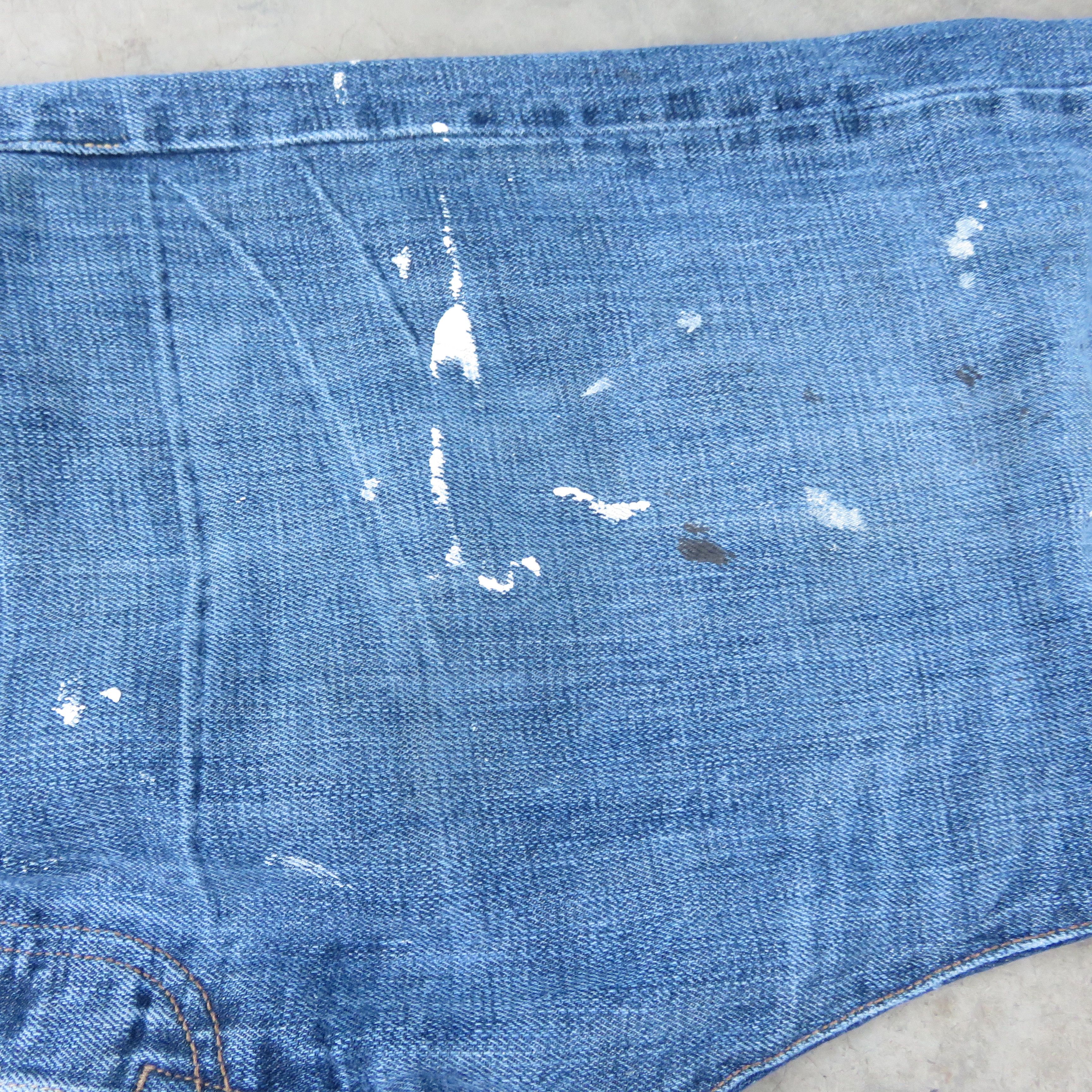 Levi's Vintage Levis 501 Painted Custom Jeans 36x30 Size US 36 / EU 52 - 7 Thumbnail