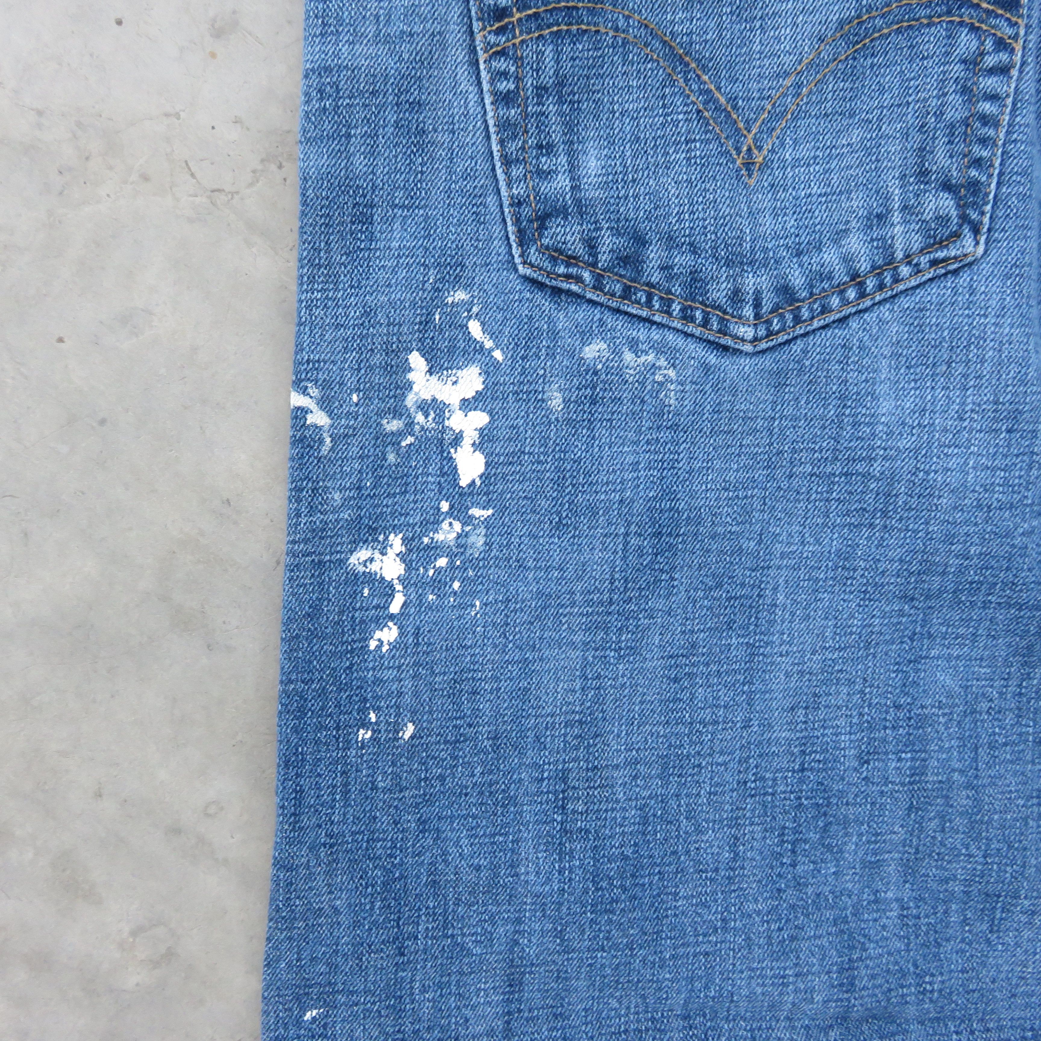 Levi's Vintage Levis 501 Painted Custom Jeans 36x30 Size US 36 / EU 52 - 11 Thumbnail