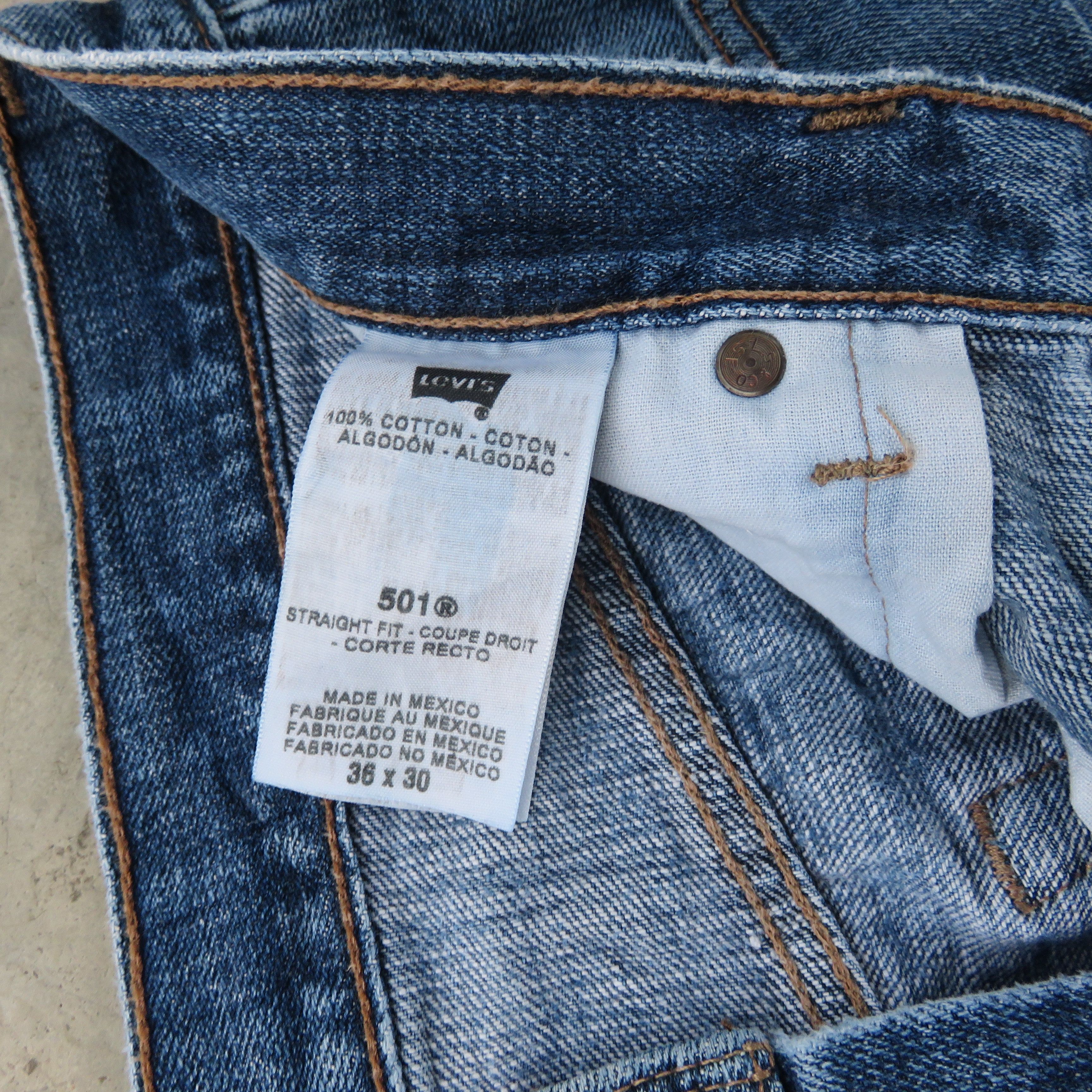 Levi's Vintage Levis 501 Painted Custom Jeans 36x30 Size US 36 / EU 52 - 14 Thumbnail