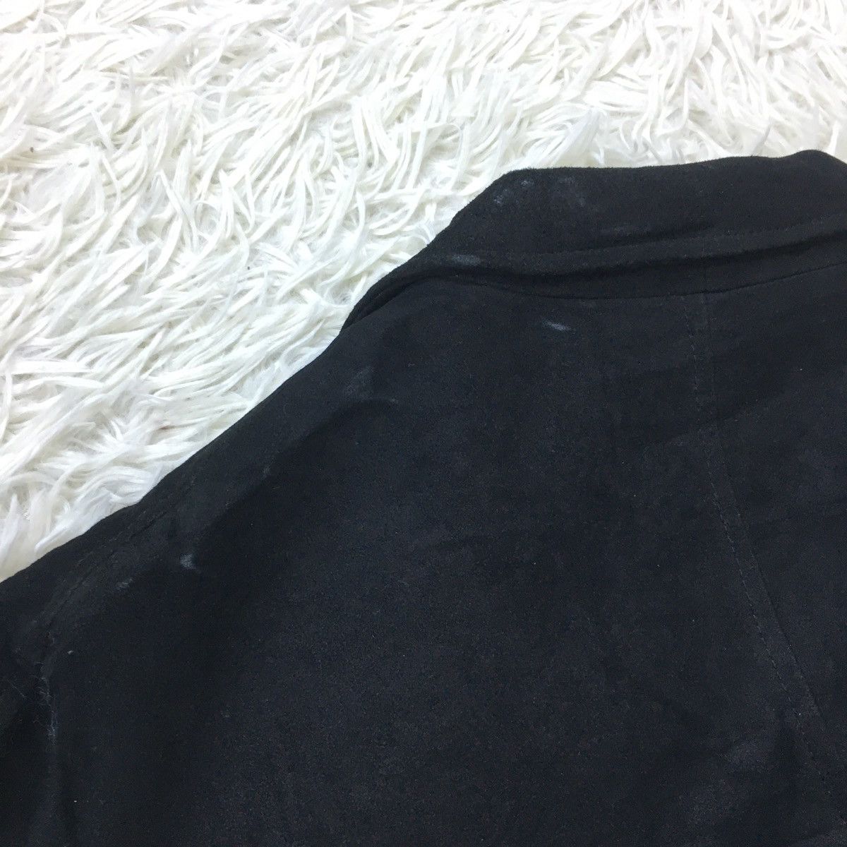 Neighborhood NEIGHBORHOOD SUEDE LEATHER BLACK CHORE JACKET Size US M / EU 48-50 / 2 - 8 Thumbnail