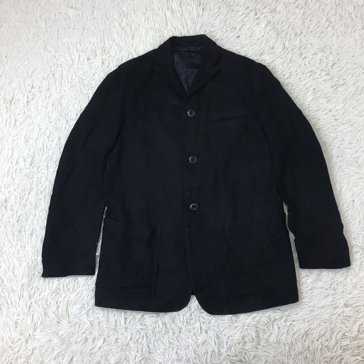 Neighborhood NEIGHBORHOOD SUEDE LEATHER BLACK CHORE JACKET Size US M / EU 48-50 / 2 - 2 Thumbnail
