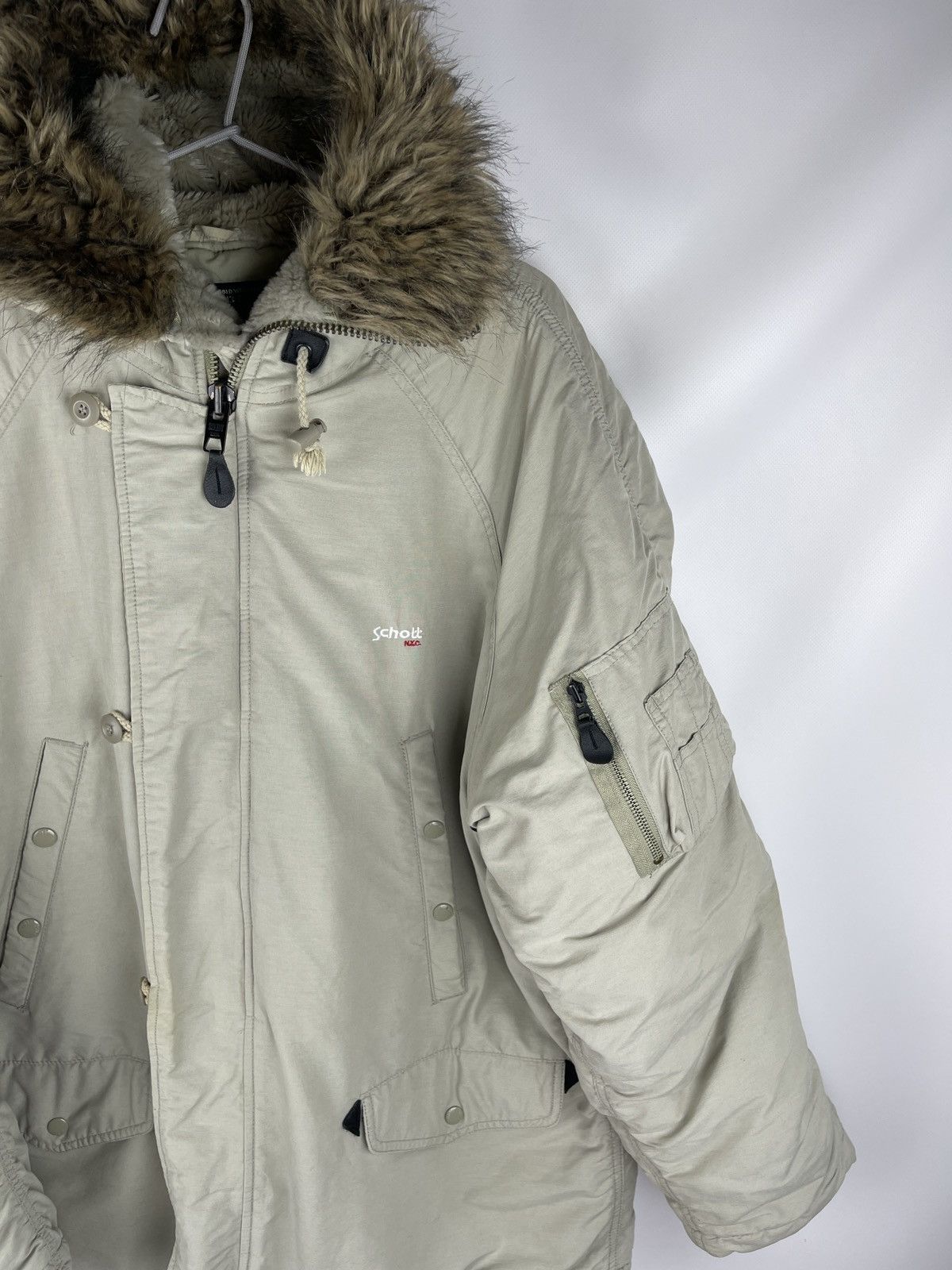 Schott Schott USA vintage N3-B parka extreme cold weather Size US M / EU 48-50 / 2 - 12 Thumbnail
