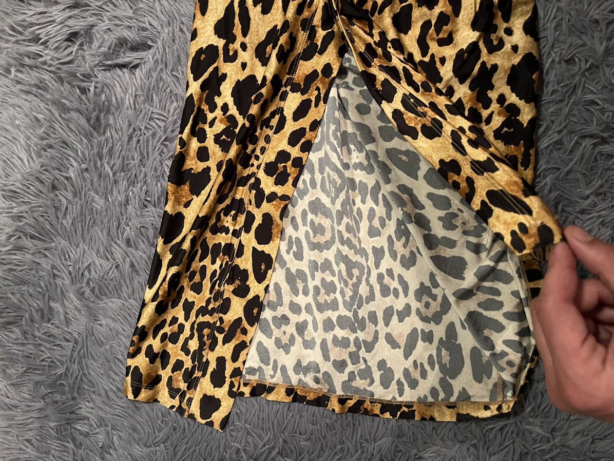 Designer × Paco Rabanne Paco Rabanne tiger leopard print skirt Size 26" / US 2 / IT 38 - 8 Thumbnail