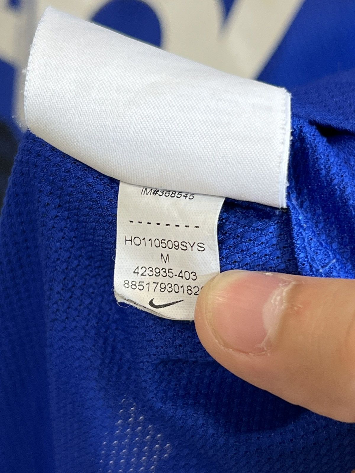 Nike 2011-12 Nike Manchester United blue/black kit jersey Size US M / EU 48-50 / 2 - 11 Thumbnail