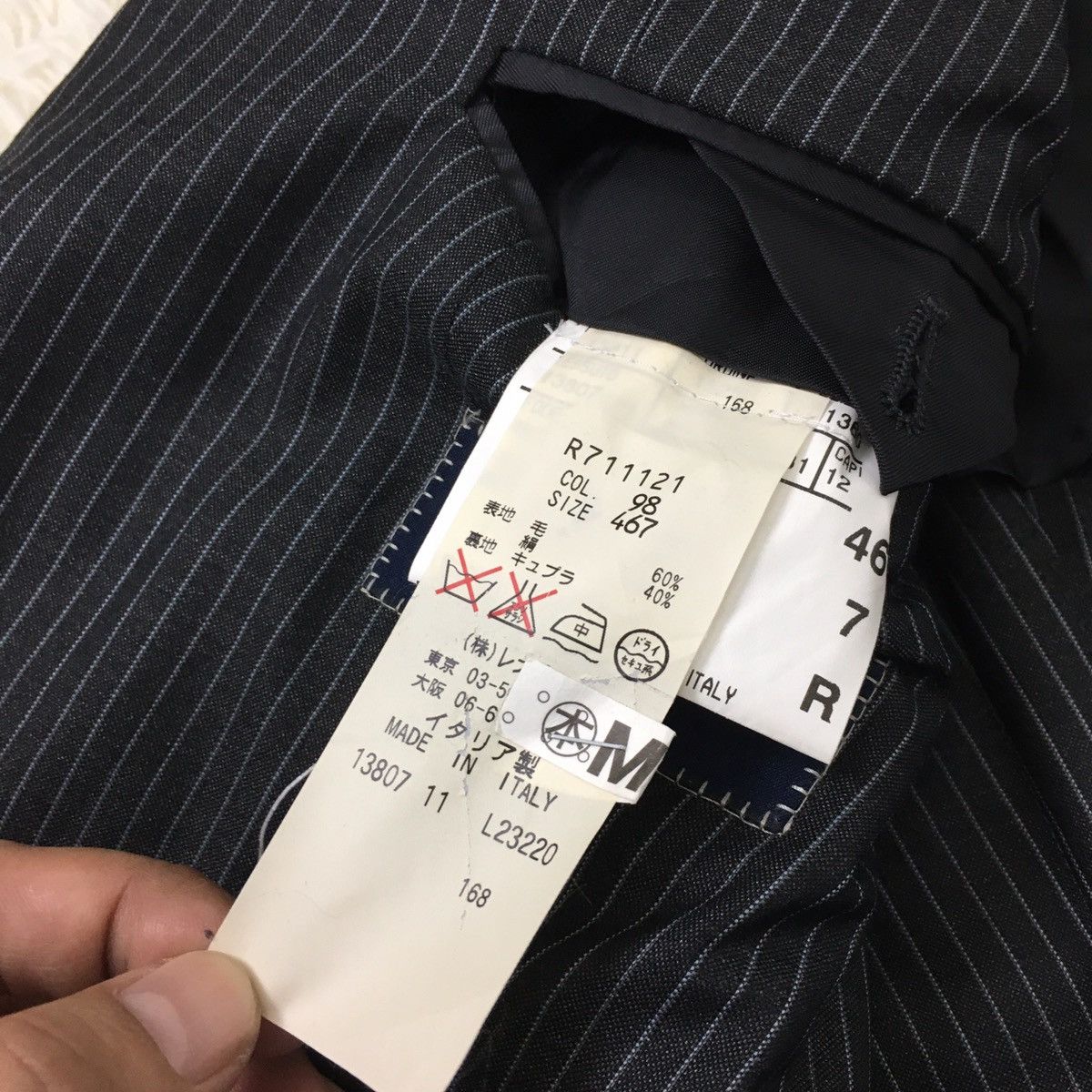 Canali Canali Made in Italy Stripes Blazer/Coat Size 40R - 9 Thumbnail